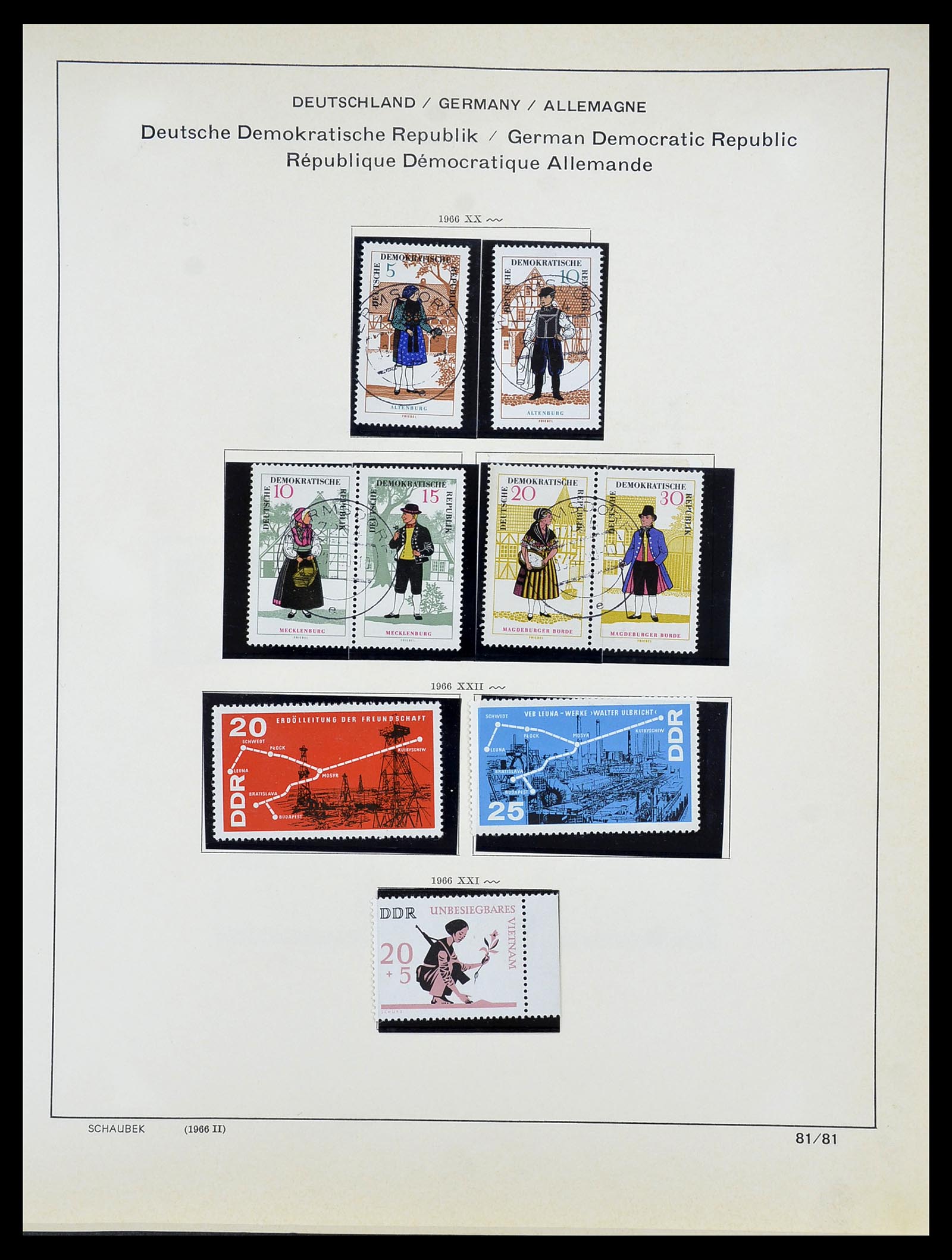 34608 087 - Postzegelverzameling 34608 Sovjet Zone en DDR 1945-1972.