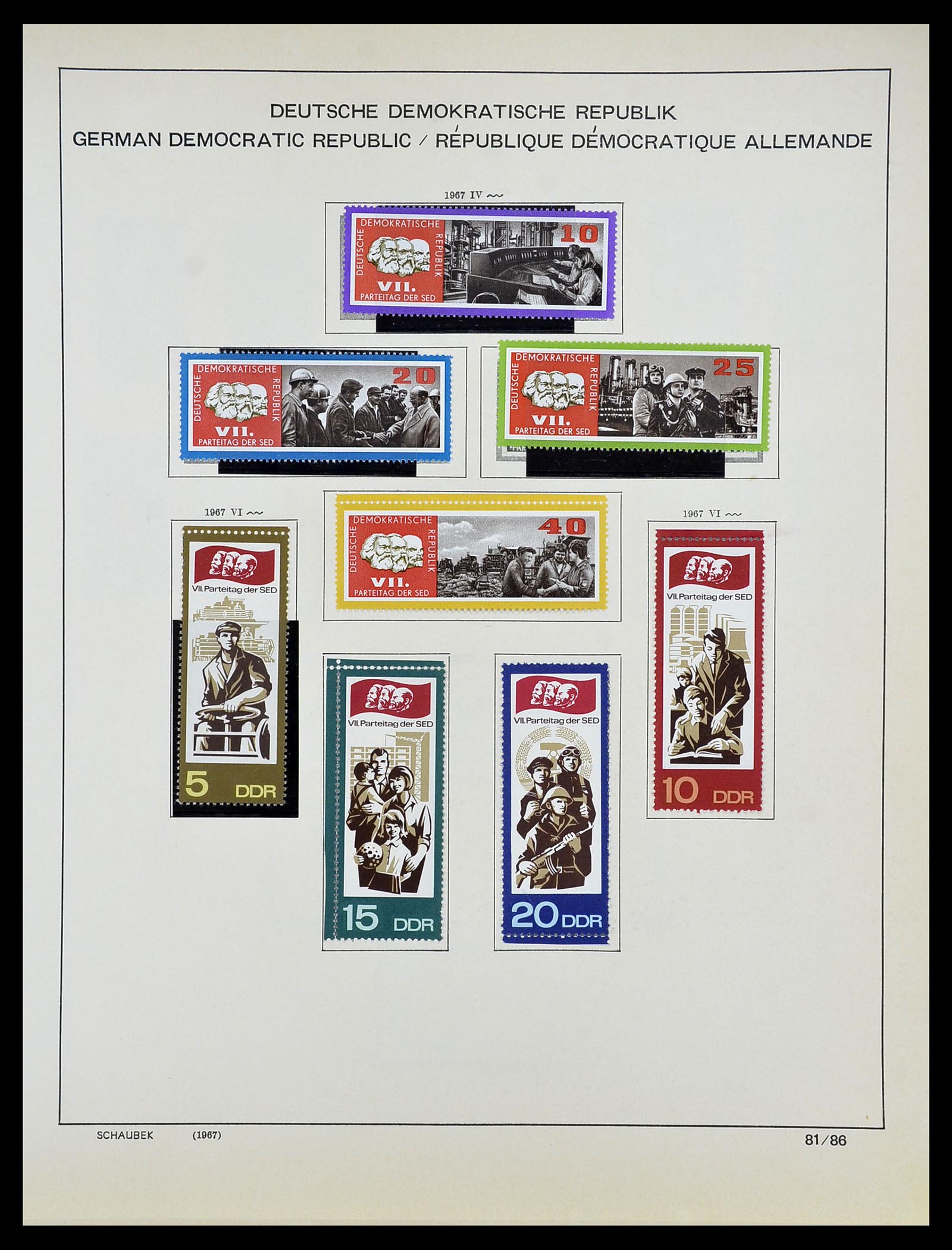 34608 092 - Postzegelverzameling 34608 Sovjet Zone en DDR 1945-1972.