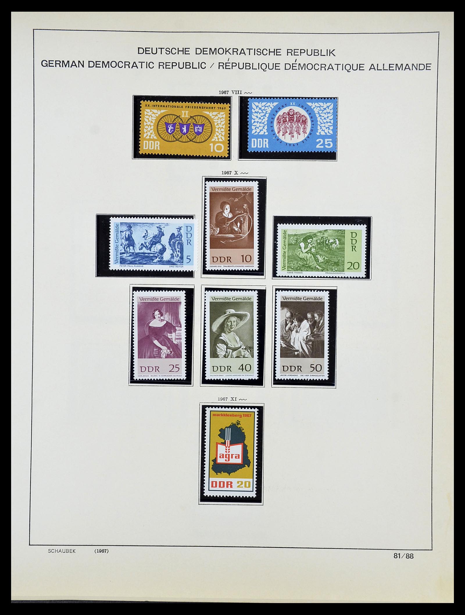34608 094 - Stamp Collection 34608 Soviet Zone and GDR 1945-1972.