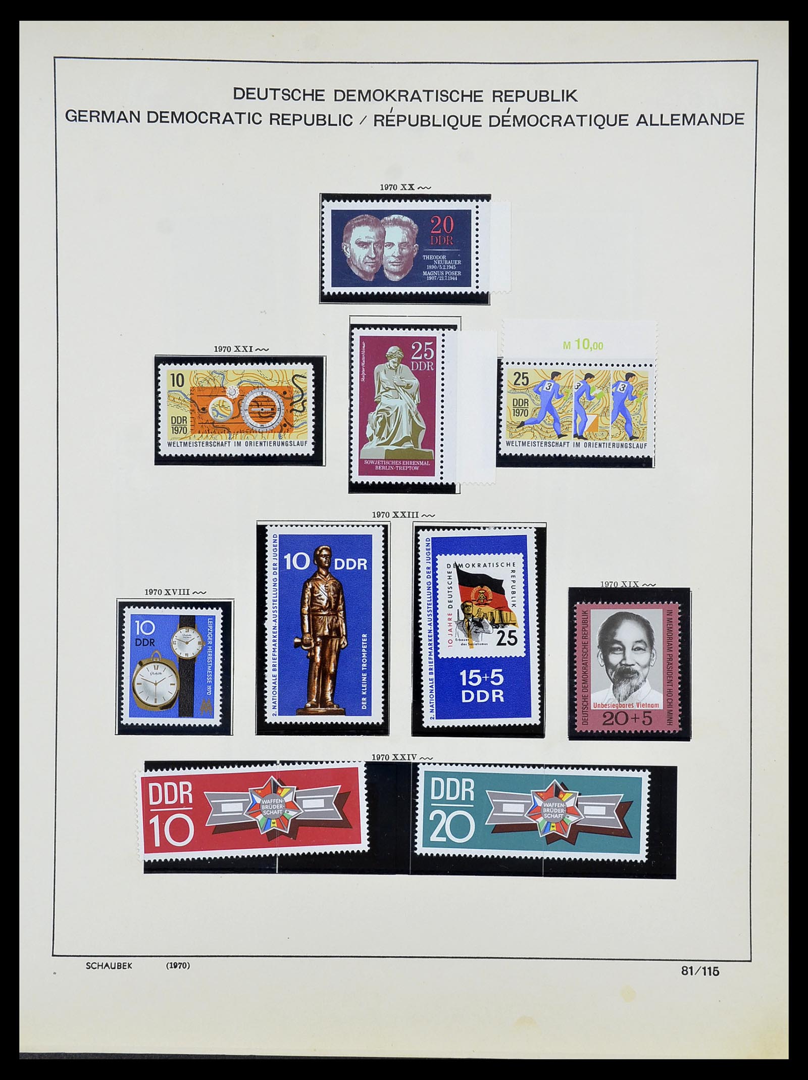 34608 121 - Postzegelverzameling 34608 Sovjet Zone en DDR 1945-1972.