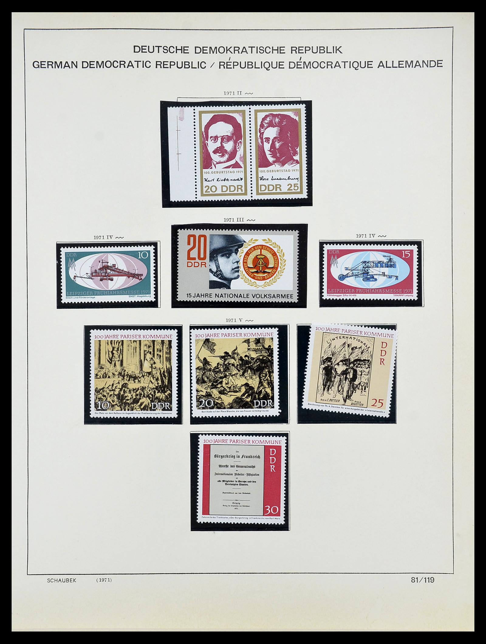 34608 125 - Postzegelverzameling 34608 Sovjet Zone en DDR 1945-1972.
