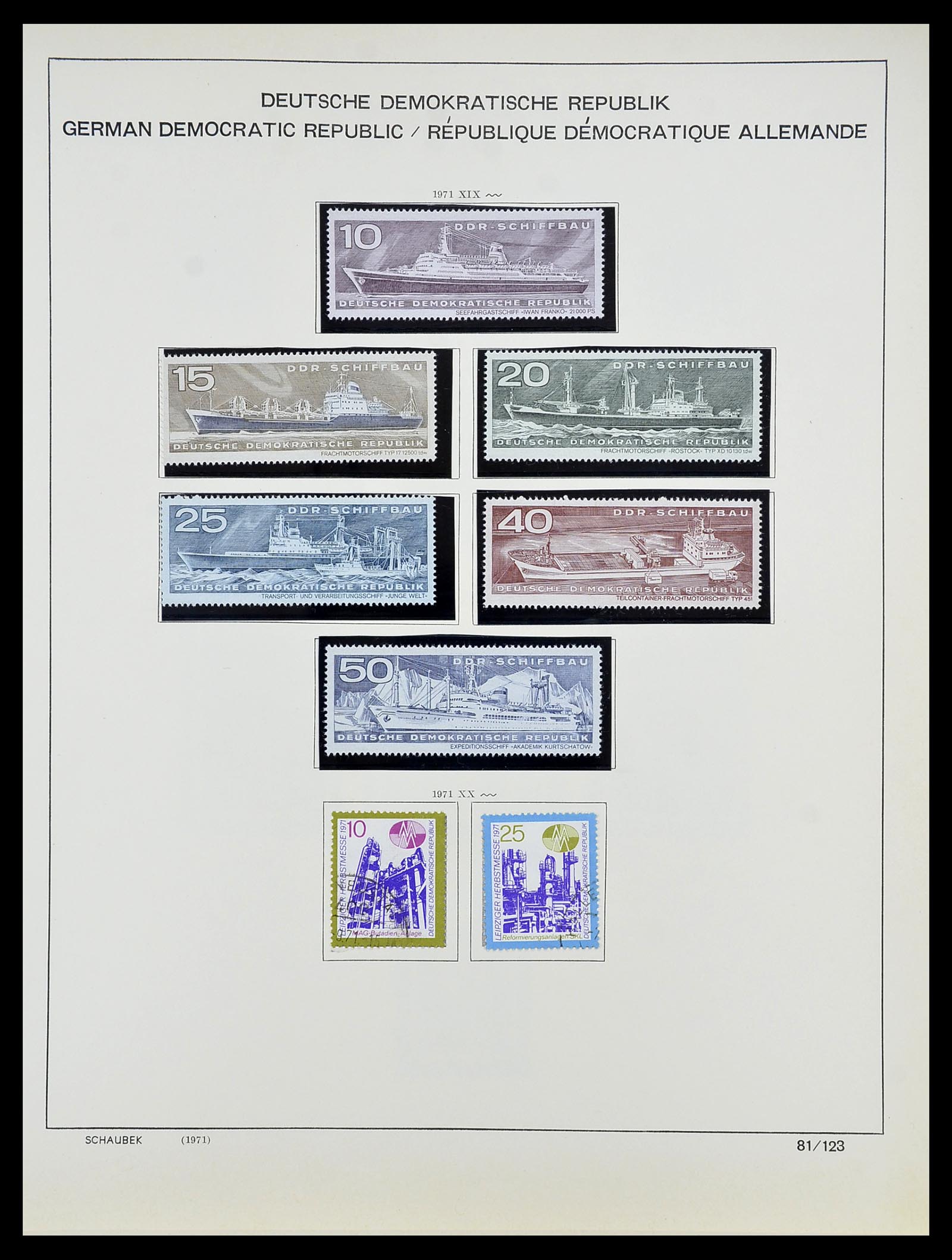 34608 129 - Postzegelverzameling 34608 Sovjet Zone en DDR 1945-1972.