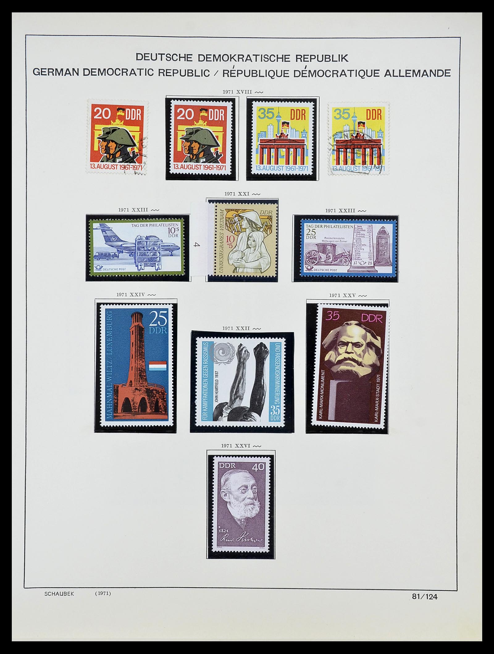 34608 130 - Postzegelverzameling 34608 Sovjet Zone en DDR 1945-1972.
