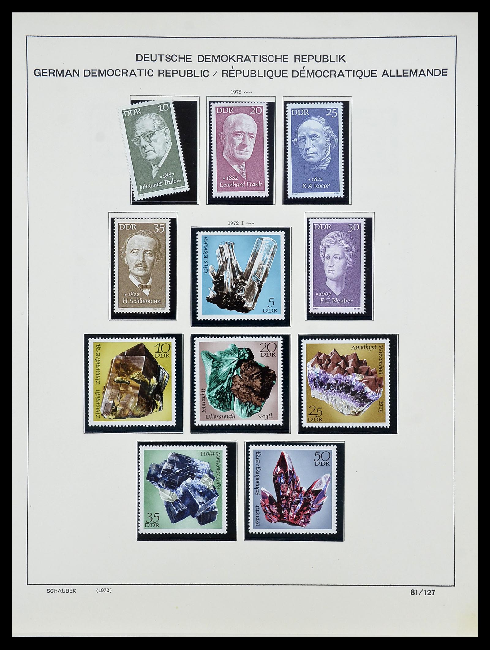 34608 133 - Postzegelverzameling 34608 Sovjet Zone en DDR 1945-1972.