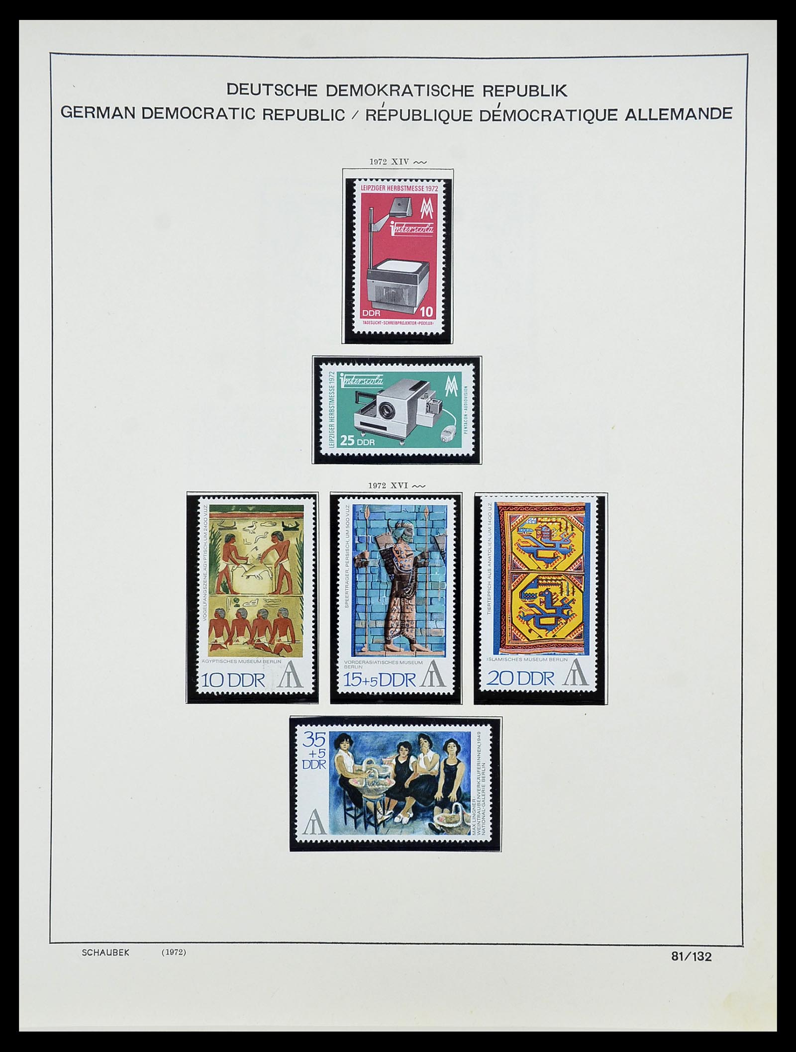 34608 138 - Postzegelverzameling 34608 Sovjet Zone en DDR 1945-1972.