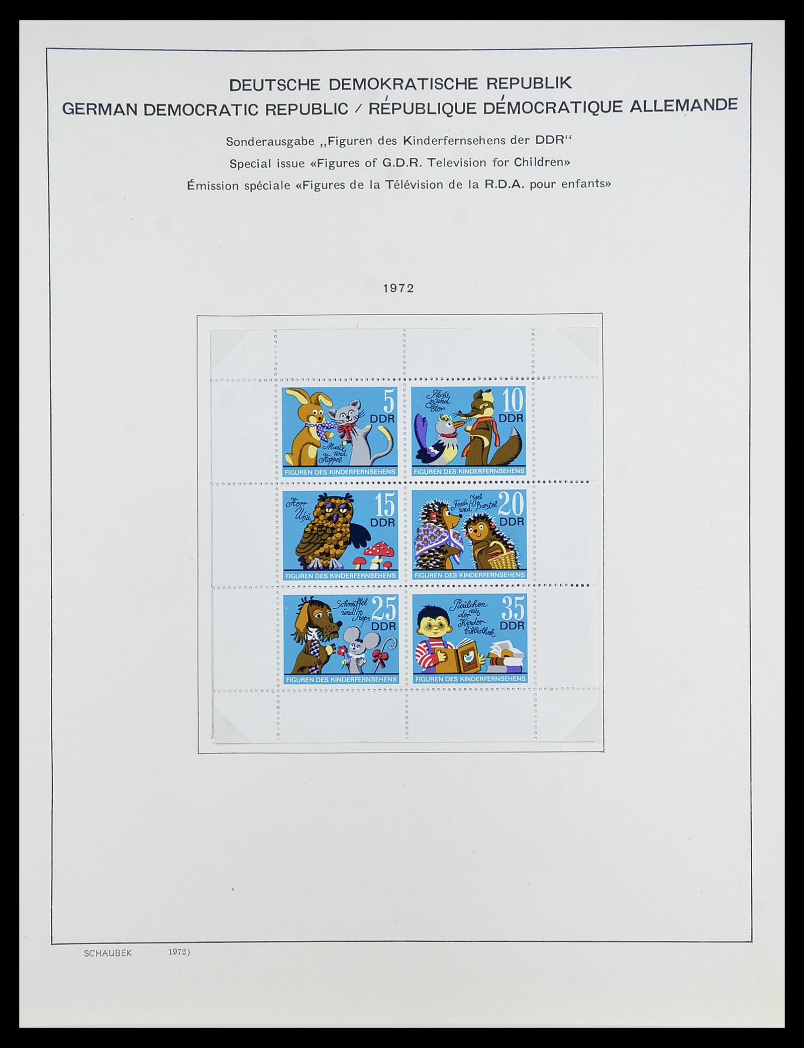 34608 168 - Postzegelverzameling 34608 Sovjet Zone en DDR 1945-1972.