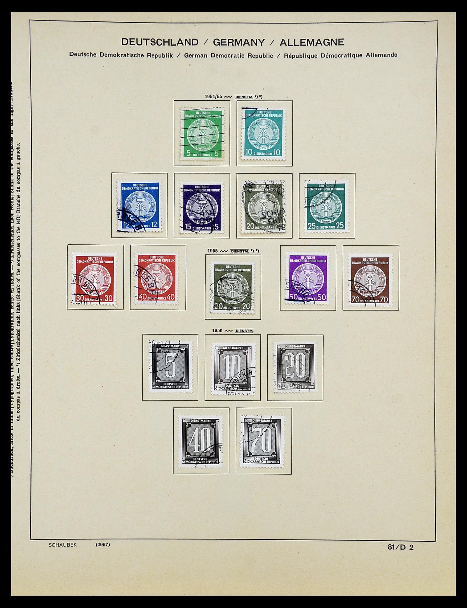 34608 171 - Stamp Collection 34608 Soviet Zone and GDR 1945-1972.