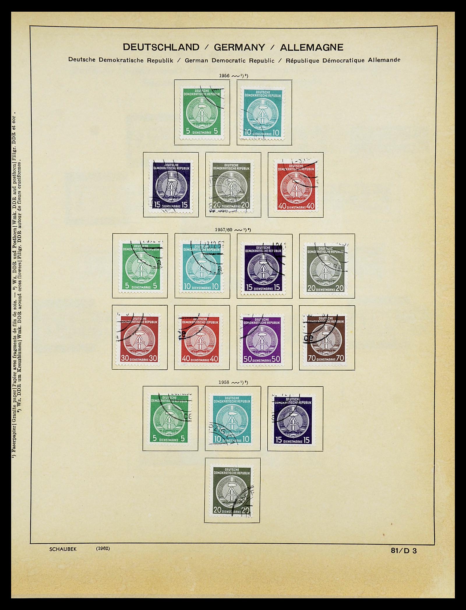 34608 172 - Postzegelverzameling 34608 Sovjet Zone en DDR 1945-1972.