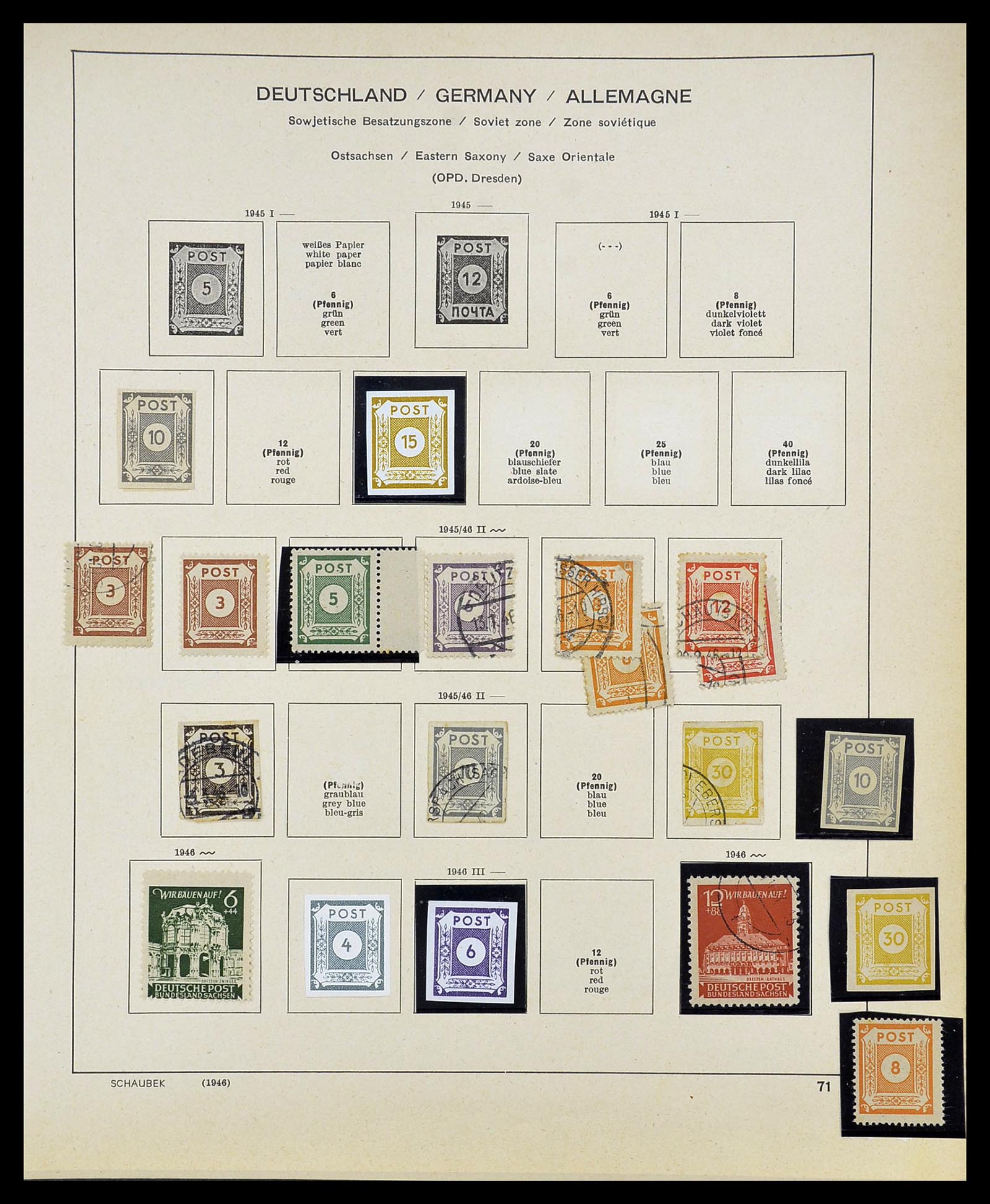 34608 176 - Postzegelverzameling 34608 Sovjet Zone en DDR 1945-1972.
