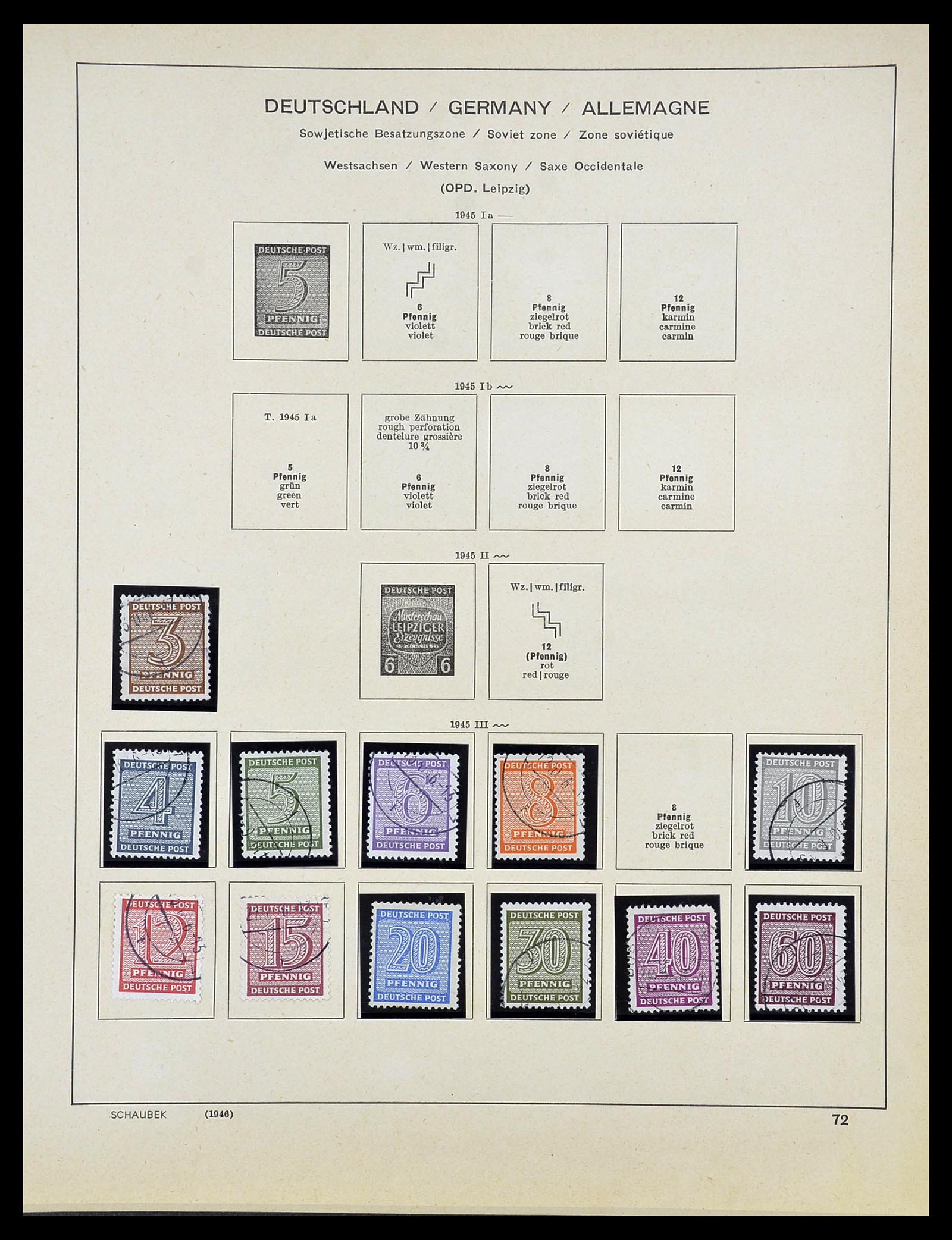 34608 177 - Postzegelverzameling 34608 Sovjet Zone en DDR 1945-1972.