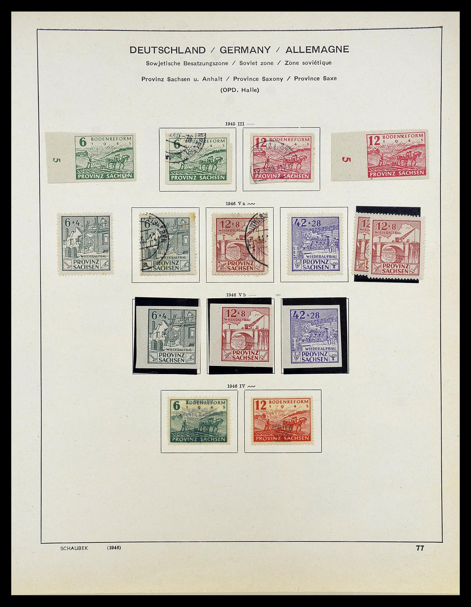 34608 184 - Postzegelverzameling 34608 Sovjet Zone en DDR 1945-1972.