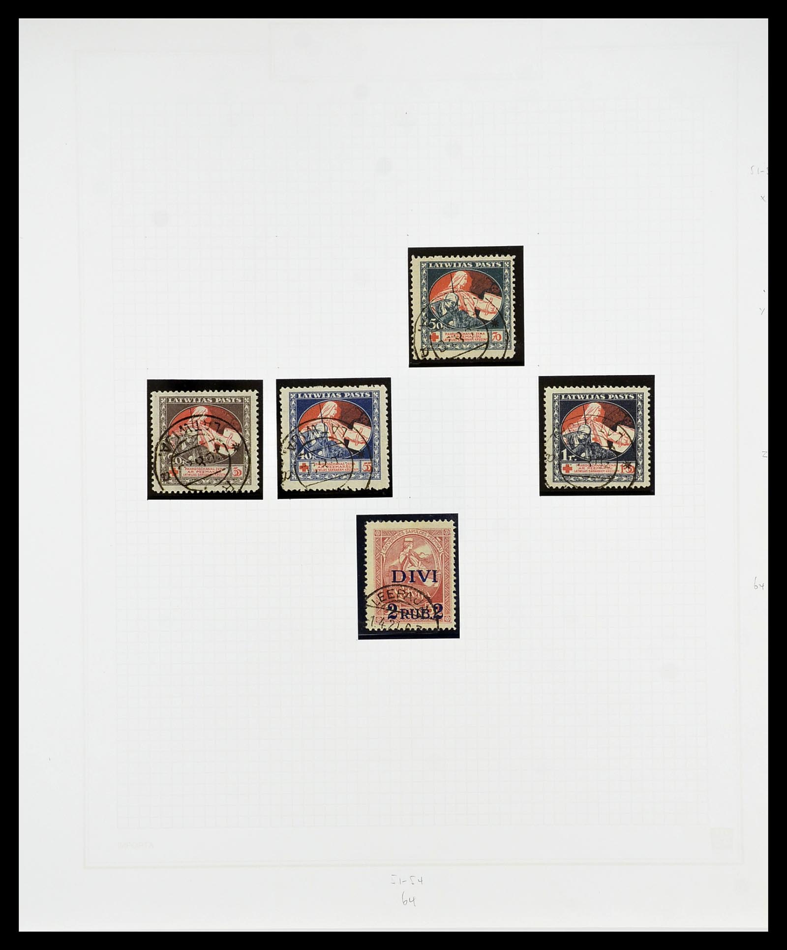 34609 029 - Postzegelverzameling 34609 Baltische Staten 1918-1990.