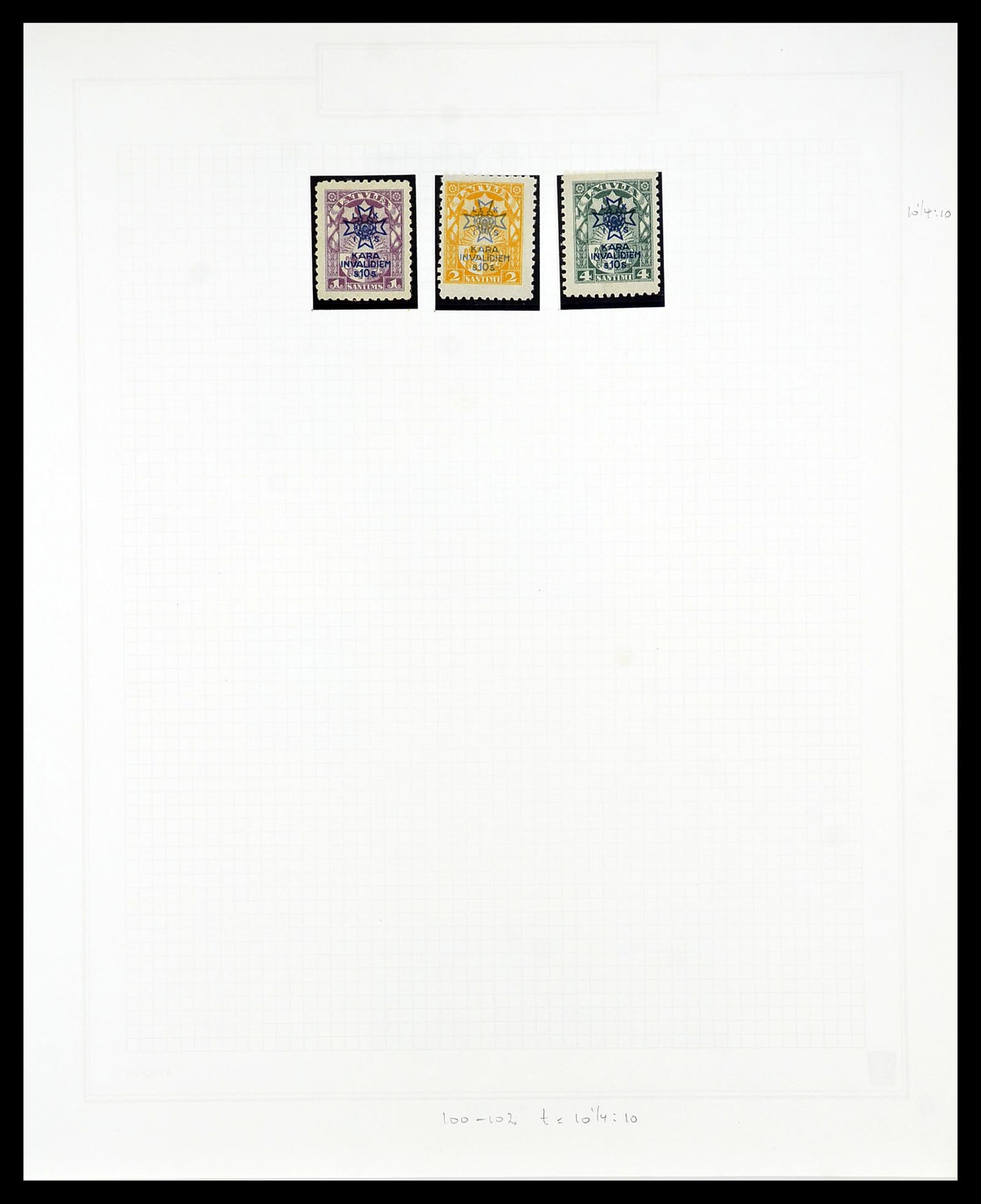 34609 036 - Postzegelverzameling 34609 Baltische Staten 1918-1990.