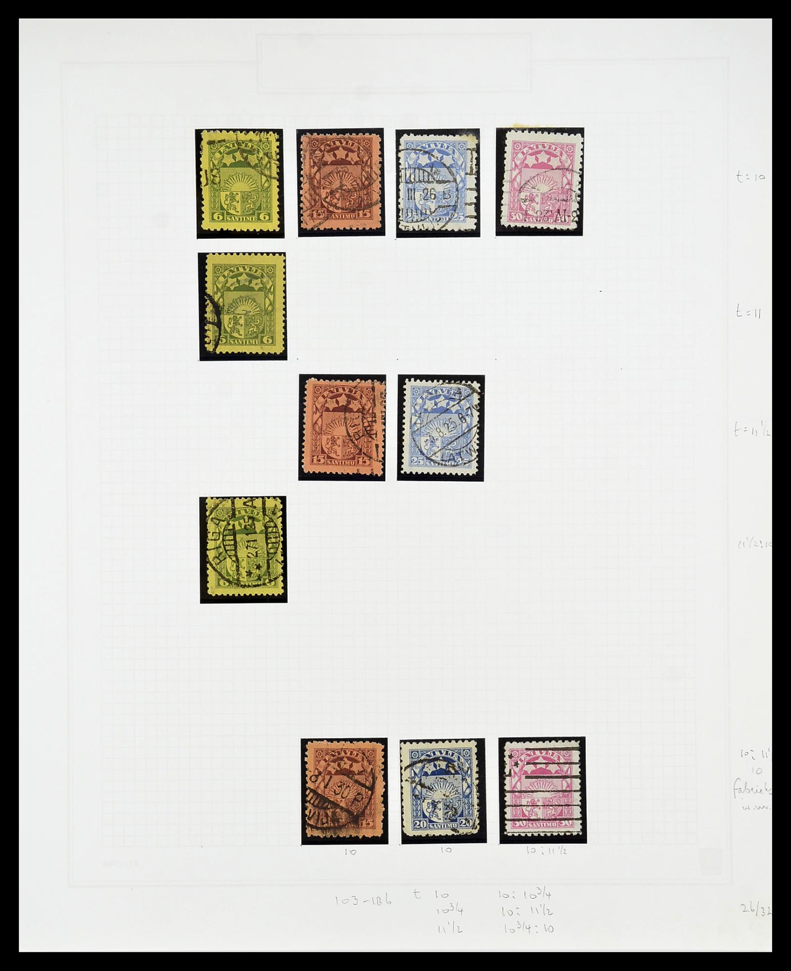 34609 038 - Postzegelverzameling 34609 Baltische Staten 1918-1990.