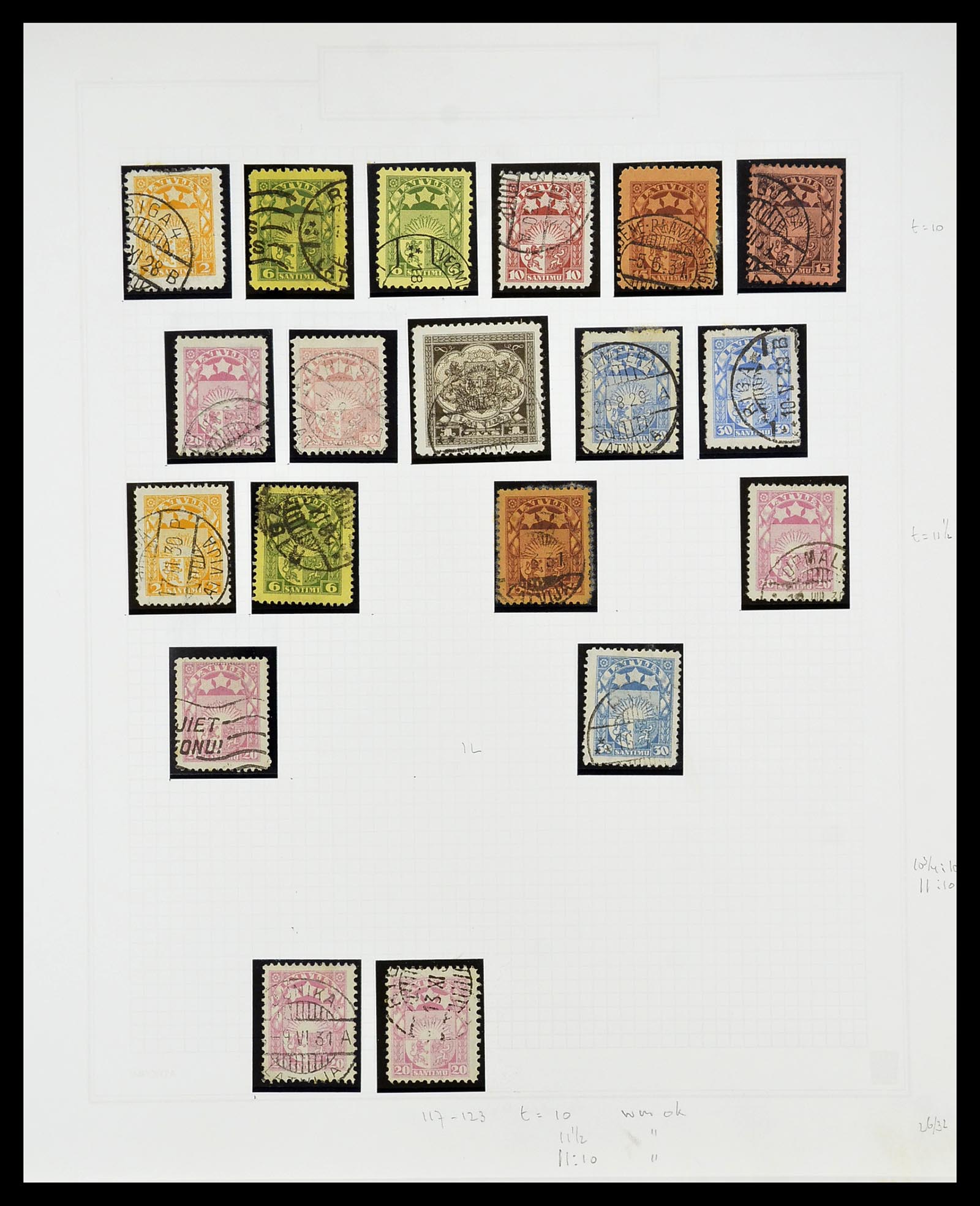 34609 040 - Postzegelverzameling 34609 Baltische Staten 1918-1990.
