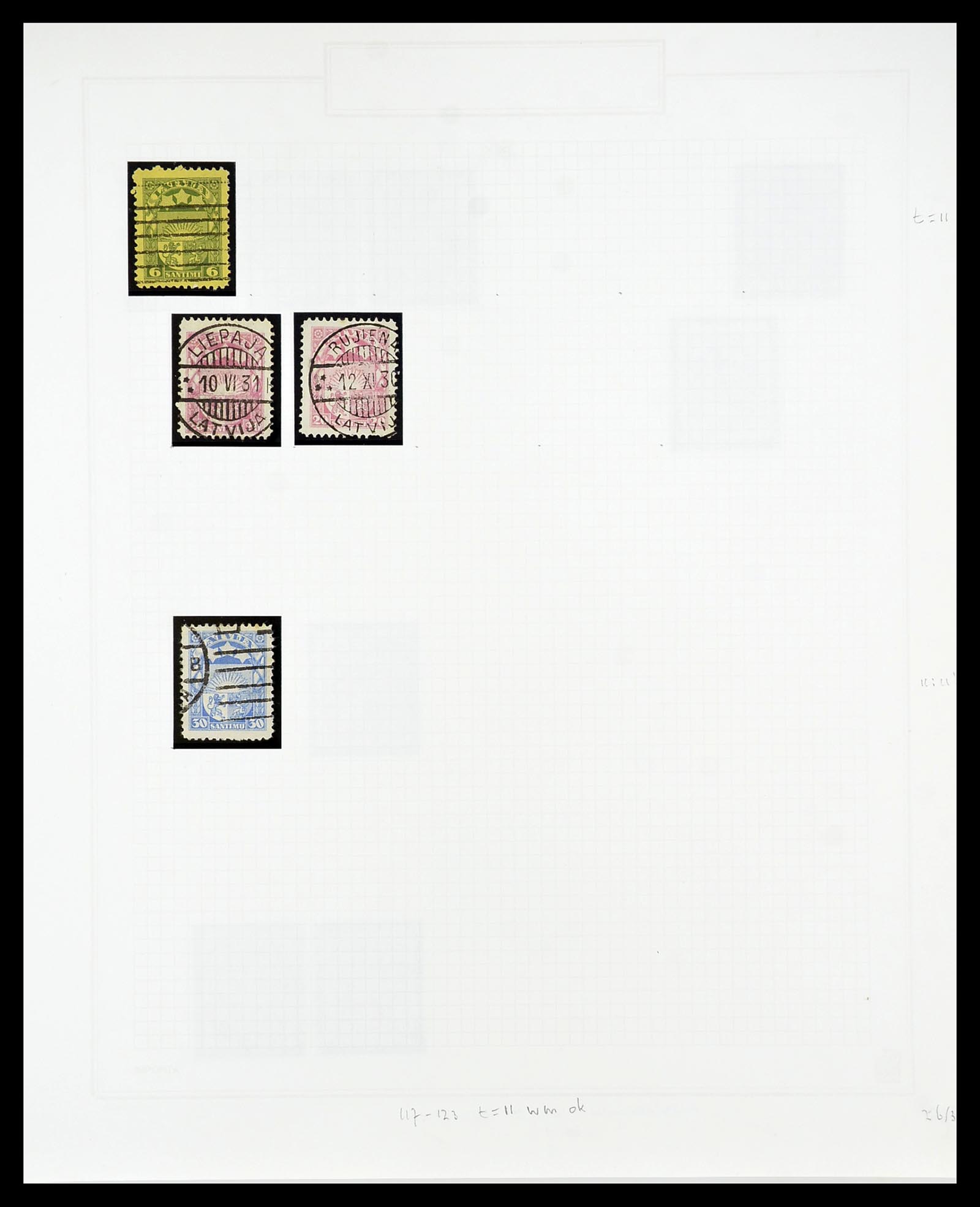 34609 041 - Postzegelverzameling 34609 Baltische Staten 1918-1990.