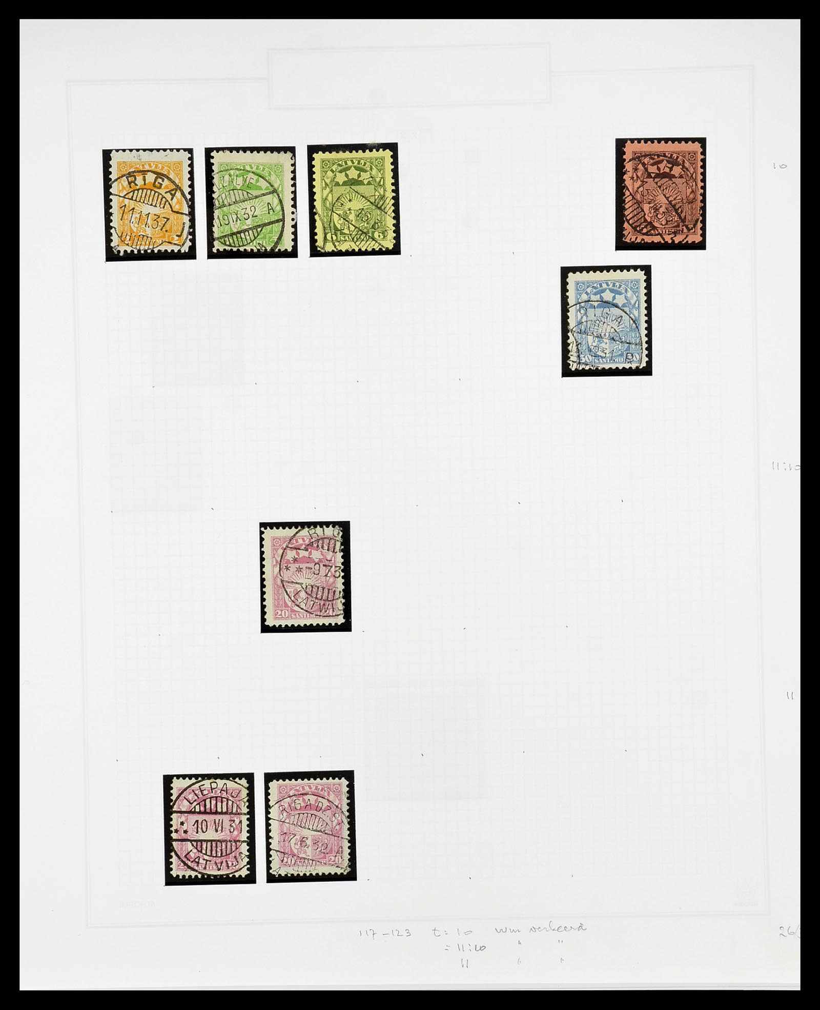 34609 042 - Postzegelverzameling 34609 Baltische Staten 1918-1990.