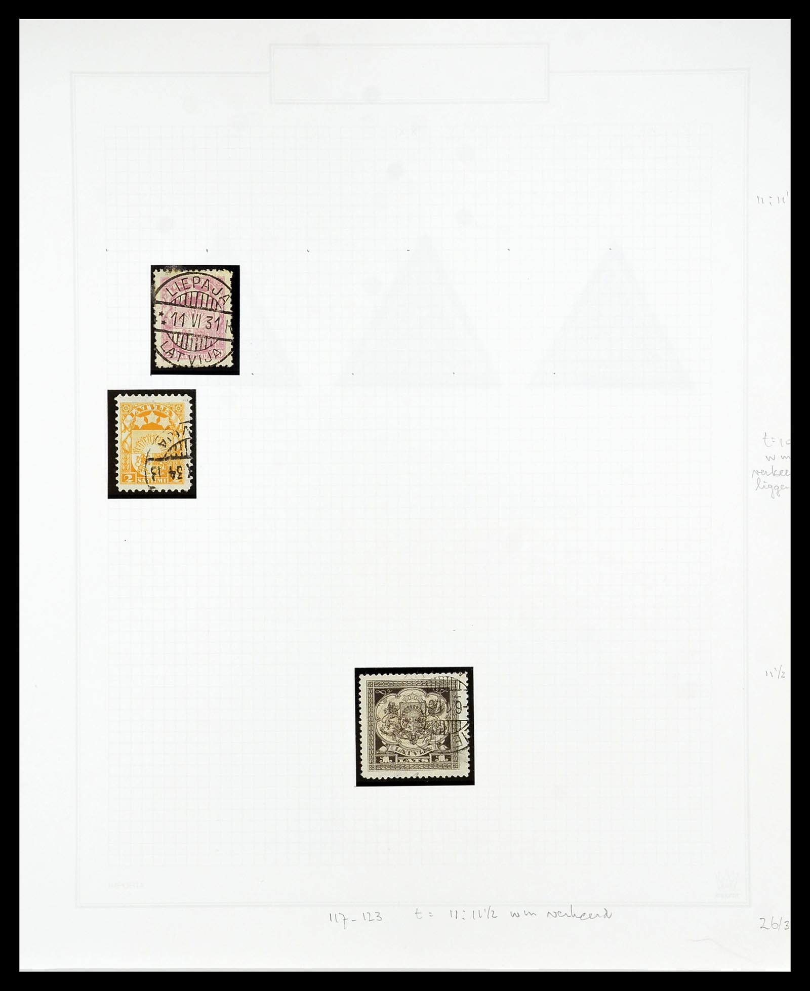 34609 043 - Postzegelverzameling 34609 Baltische Staten 1918-1990.