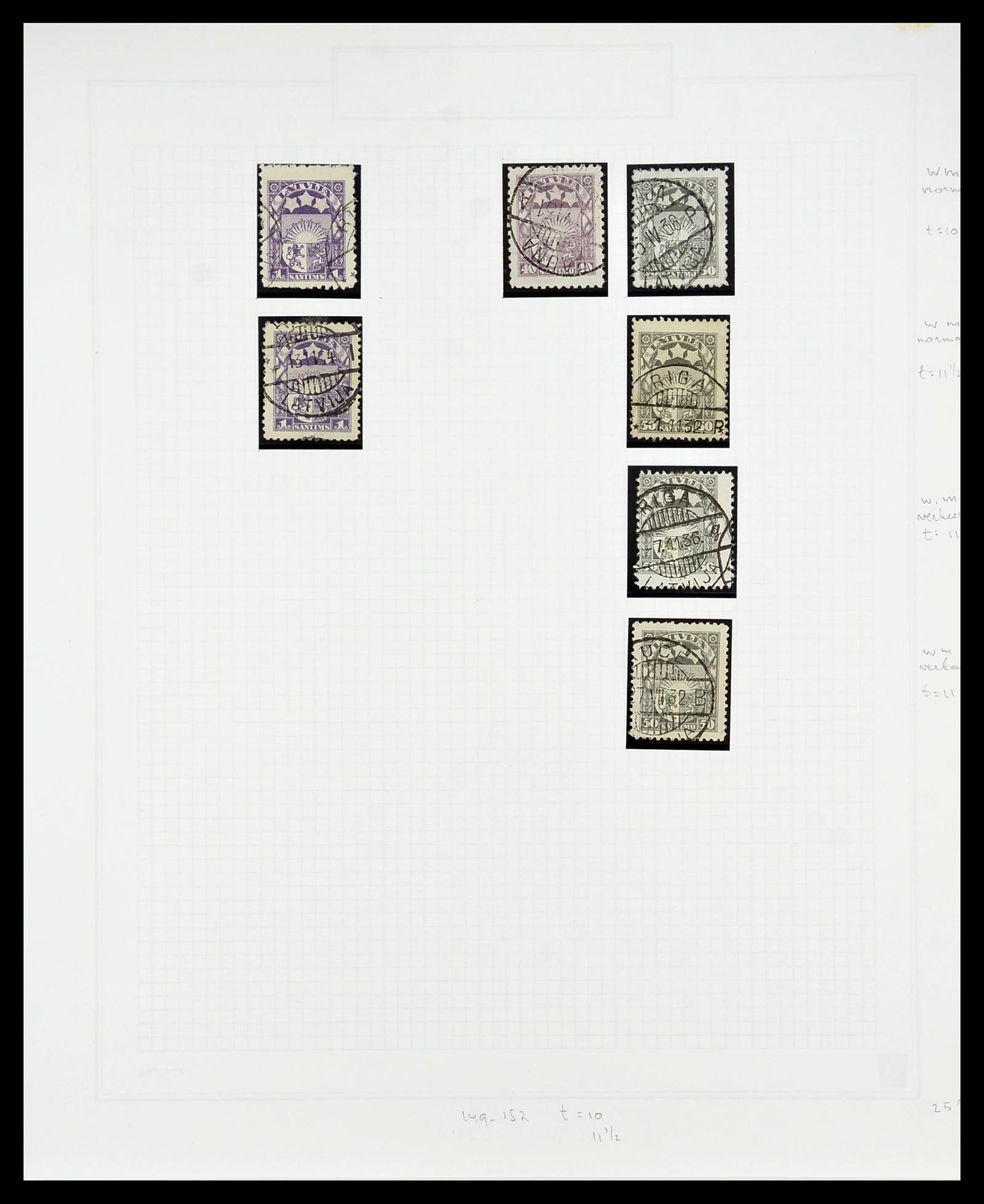 34609 047 - Postzegelverzameling 34609 Baltische Staten 1918-1990.