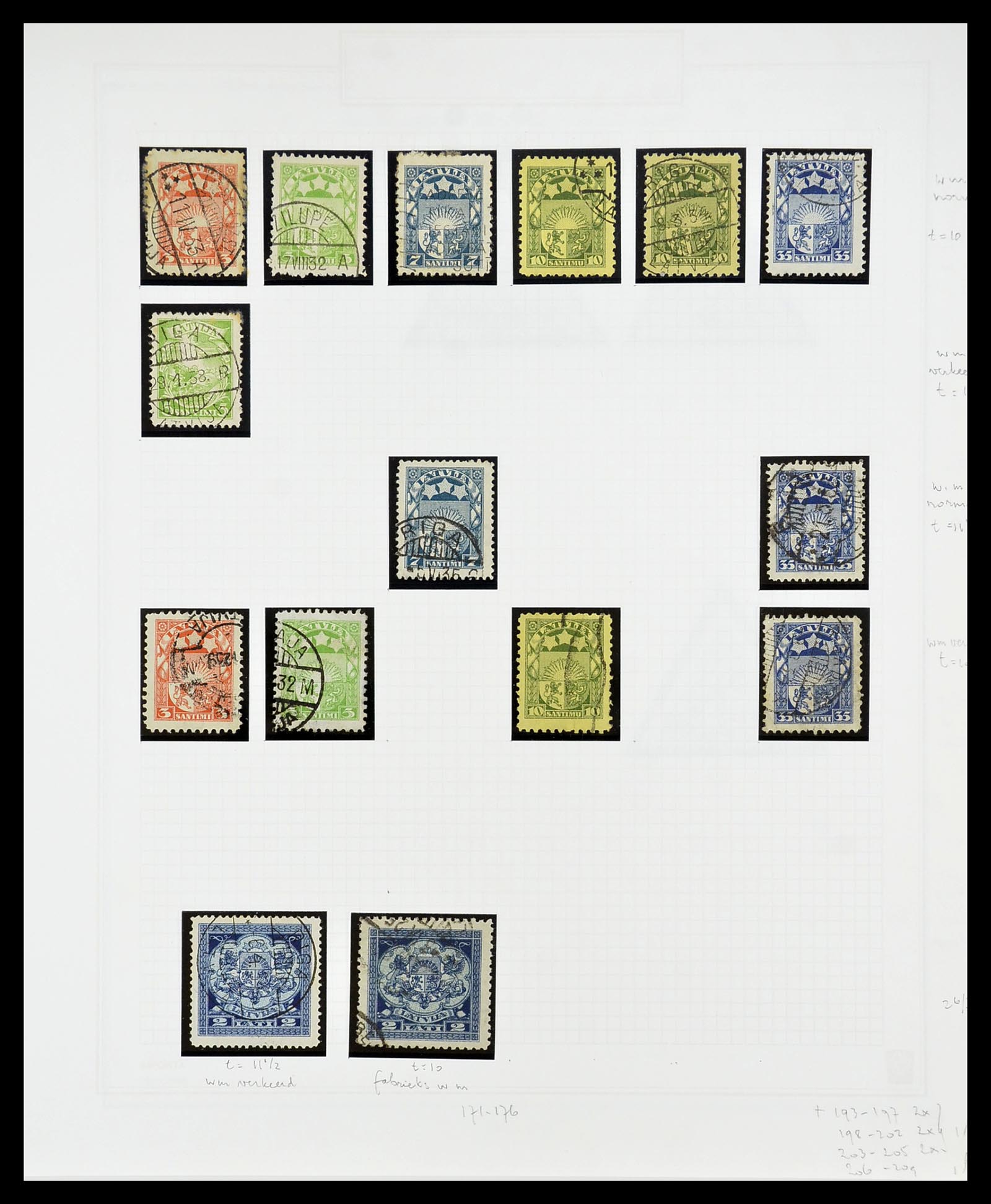 34609 048 - Postzegelverzameling 34609 Baltische Staten 1918-1990.