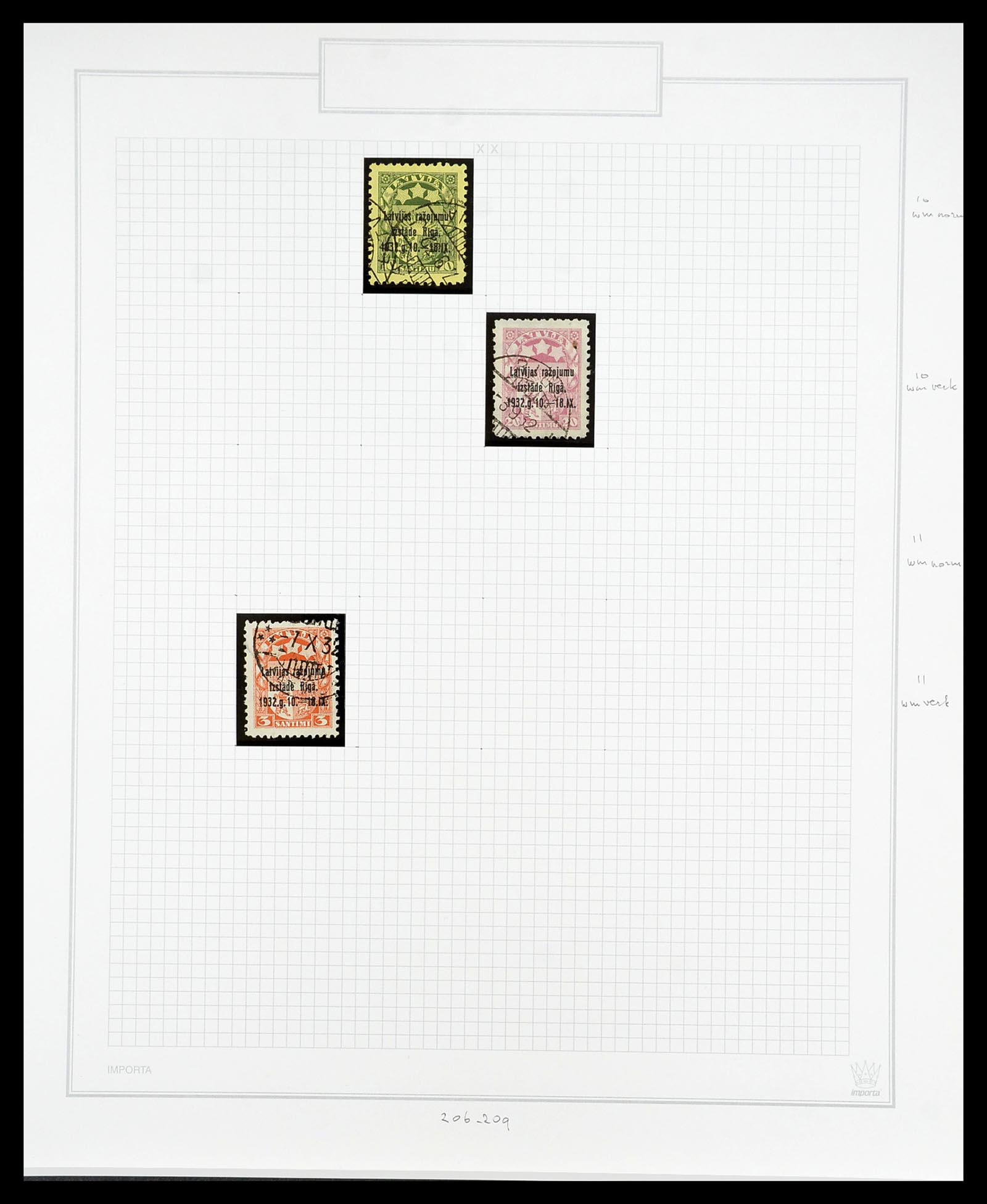 34609 051 - Stamp Collection 34609 Baltic States 1918-1990.