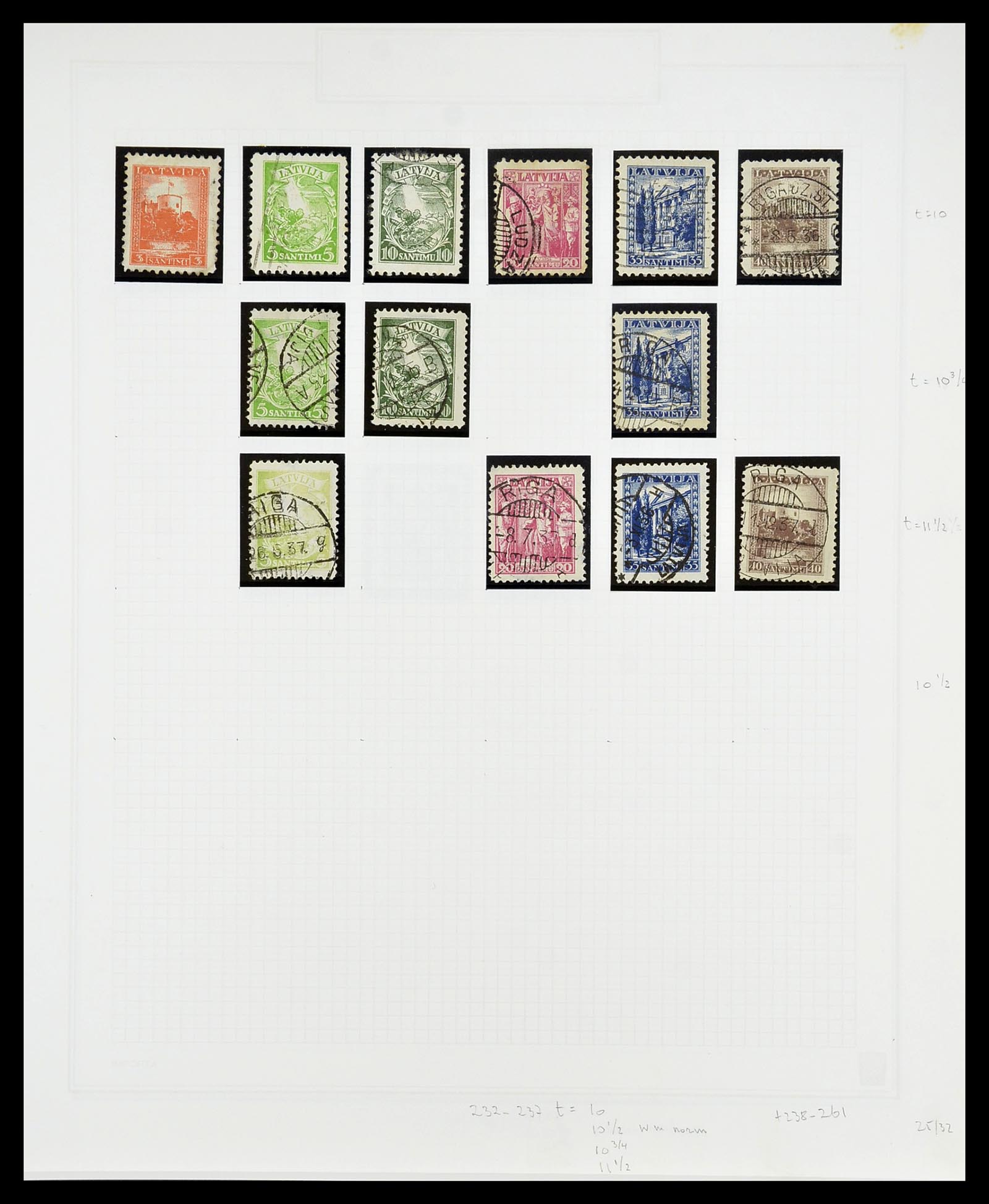 34609 052 - Postzegelverzameling 34609 Baltische Staten 1918-1990.