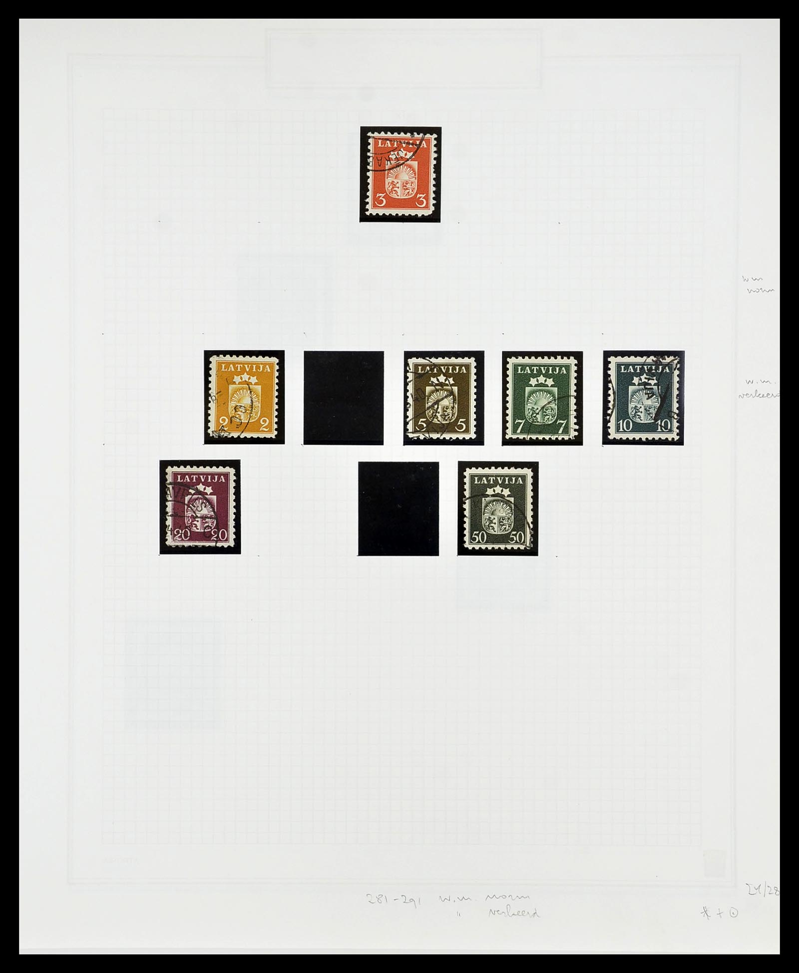 34609 062 - Postzegelverzameling 34609 Baltische Staten 1918-1990.
