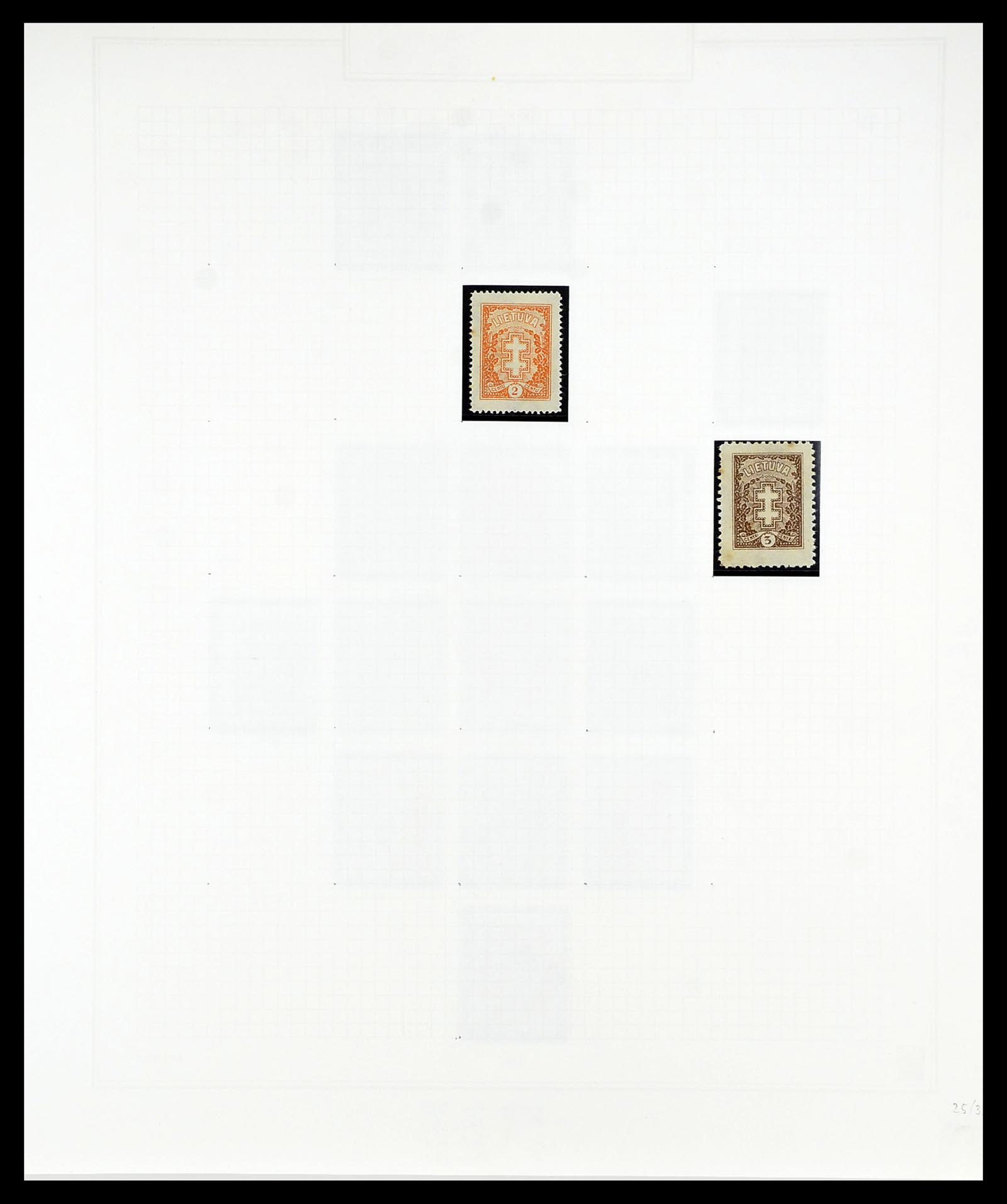 34609 083 - Postzegelverzameling 34609 Baltische Staten 1918-1990.