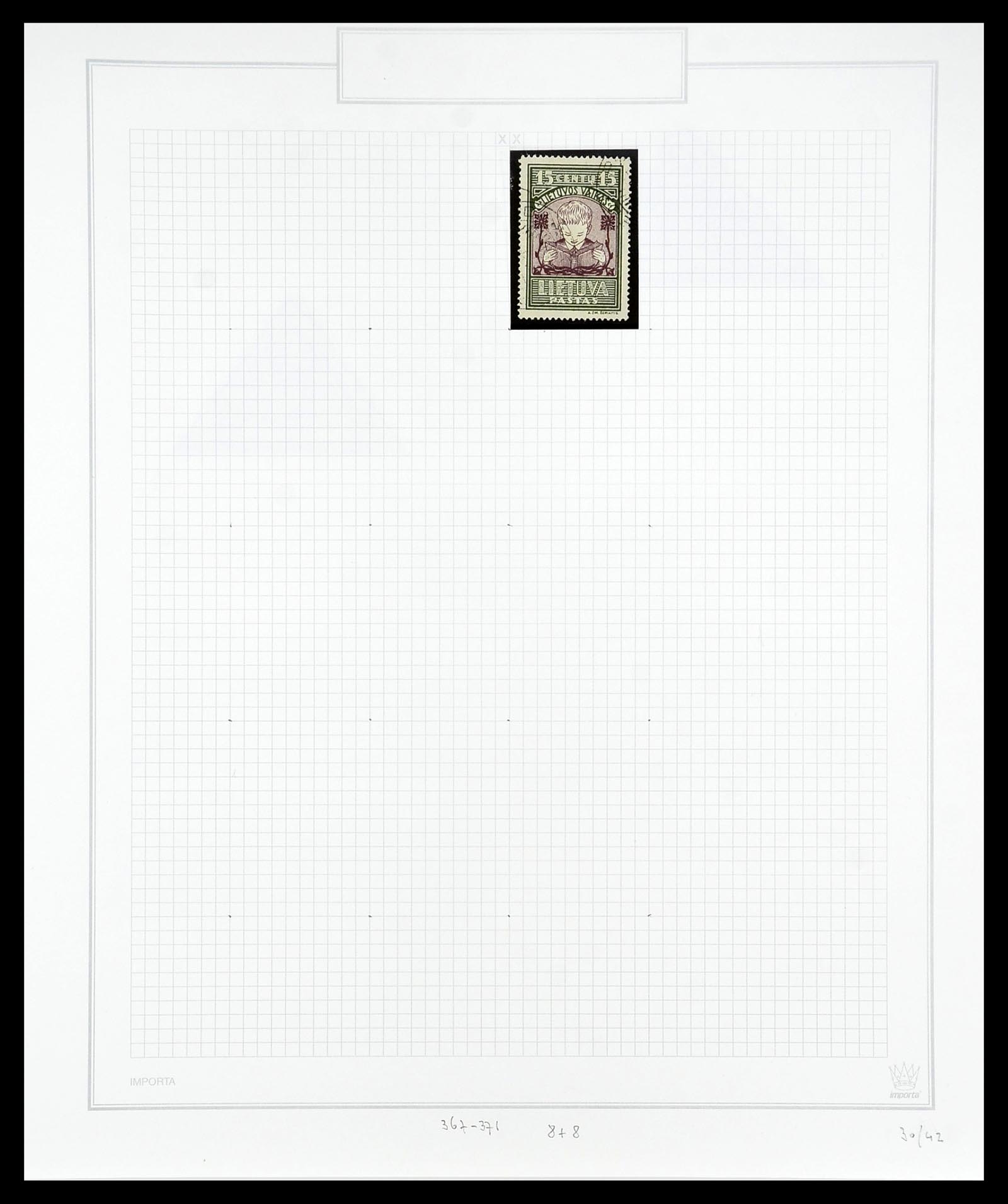 34609 094 - Postzegelverzameling 34609 Baltische Staten 1918-1990.