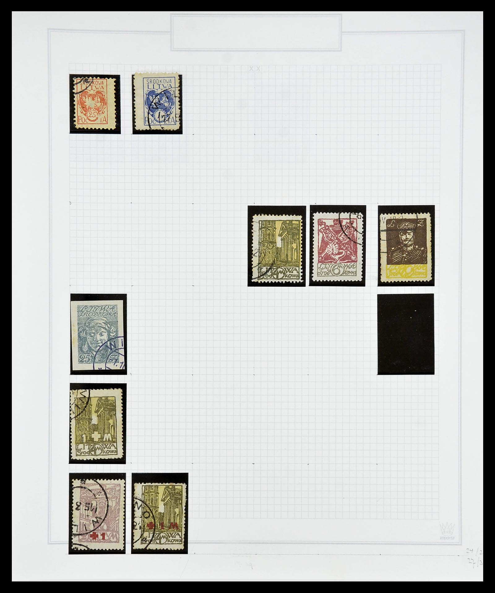 34609 102 - Postzegelverzameling 34609 Baltische Staten 1918-1990.