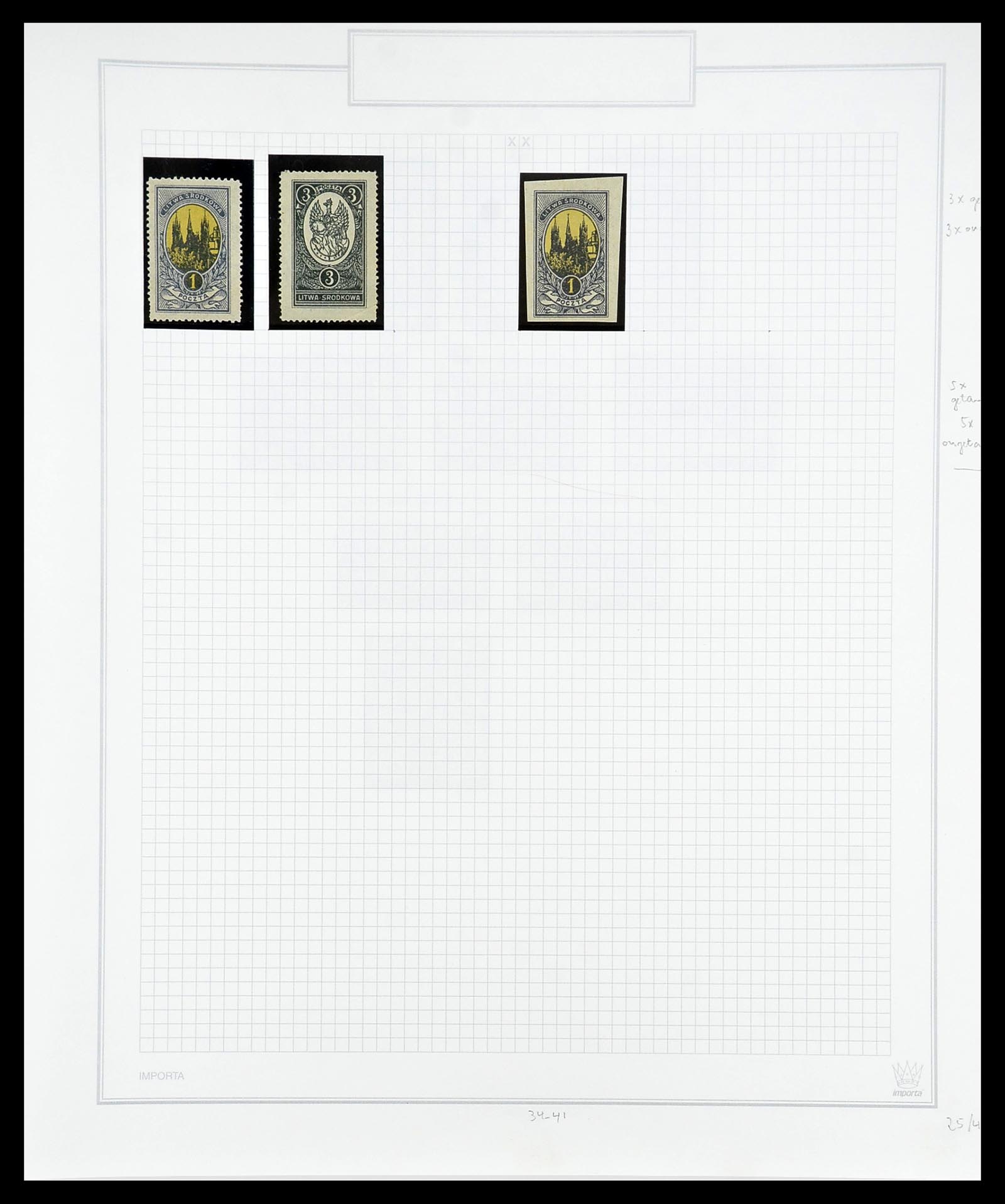 34609 103 - Postzegelverzameling 34609 Baltische Staten 1918-1990.