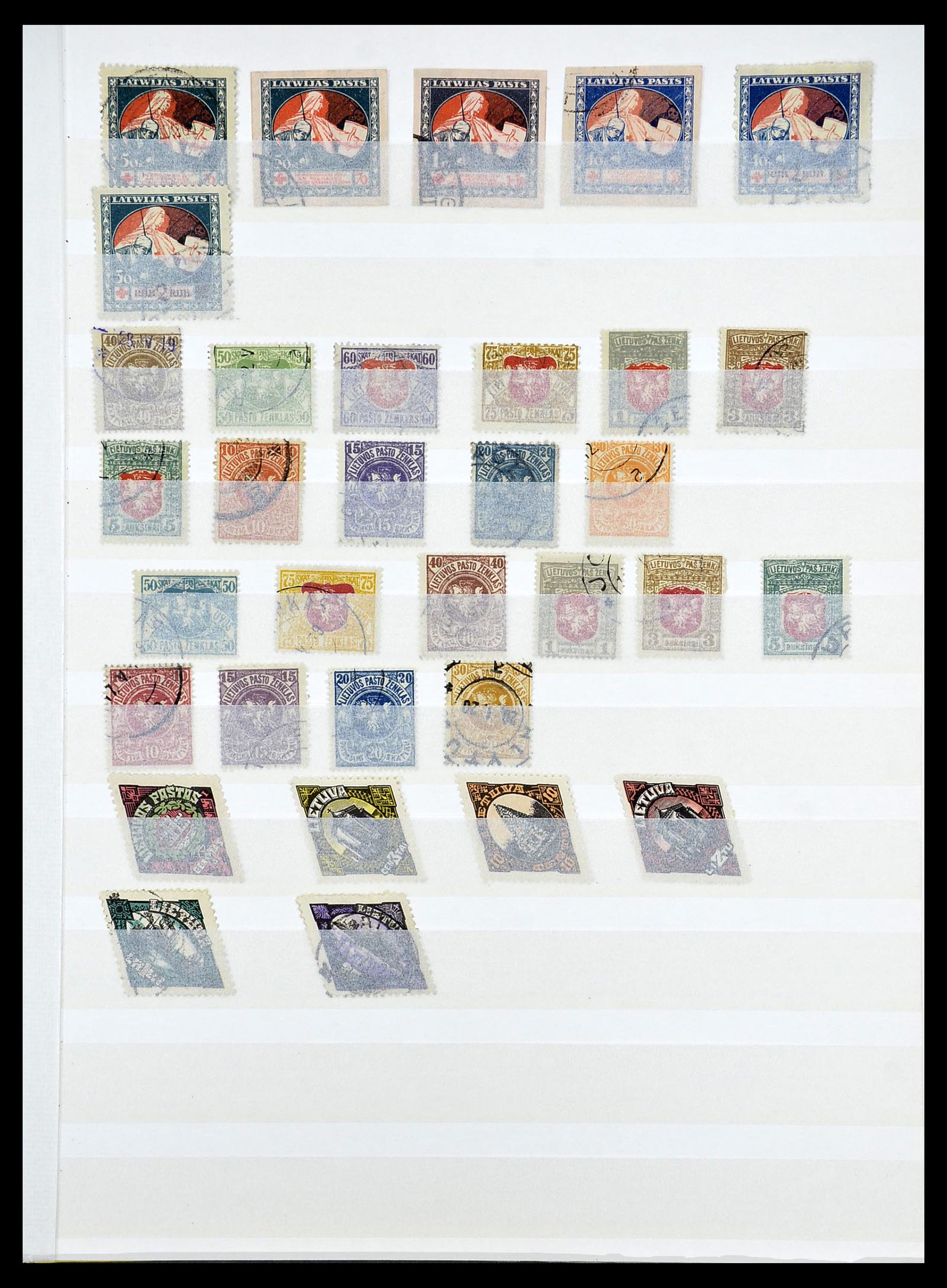 34609 110 - Postzegelverzameling 34609 Baltische Staten 1918-1990.