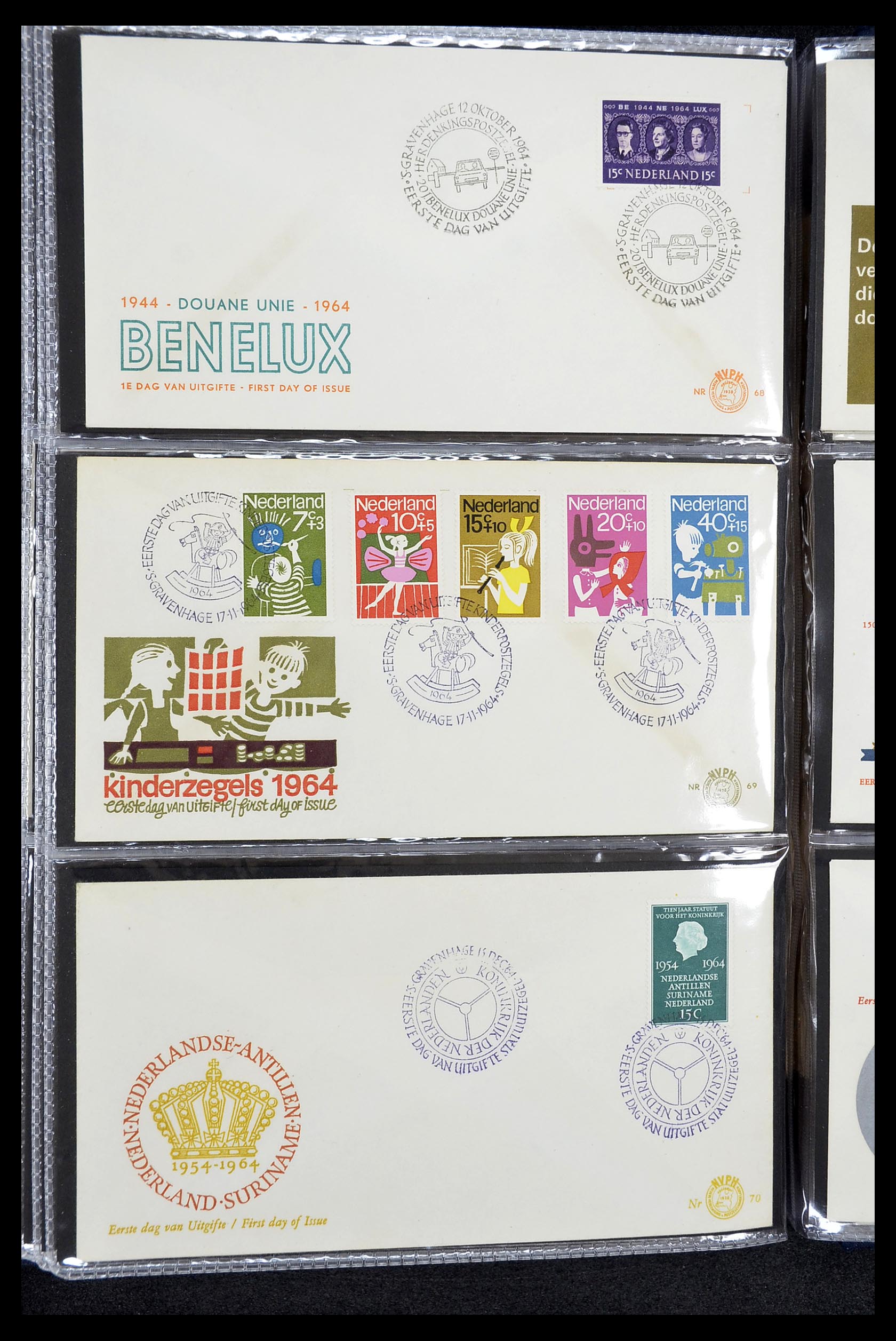 34610 024 - Stamp Collection 34610 Netherlands FDC's 1950-1977.