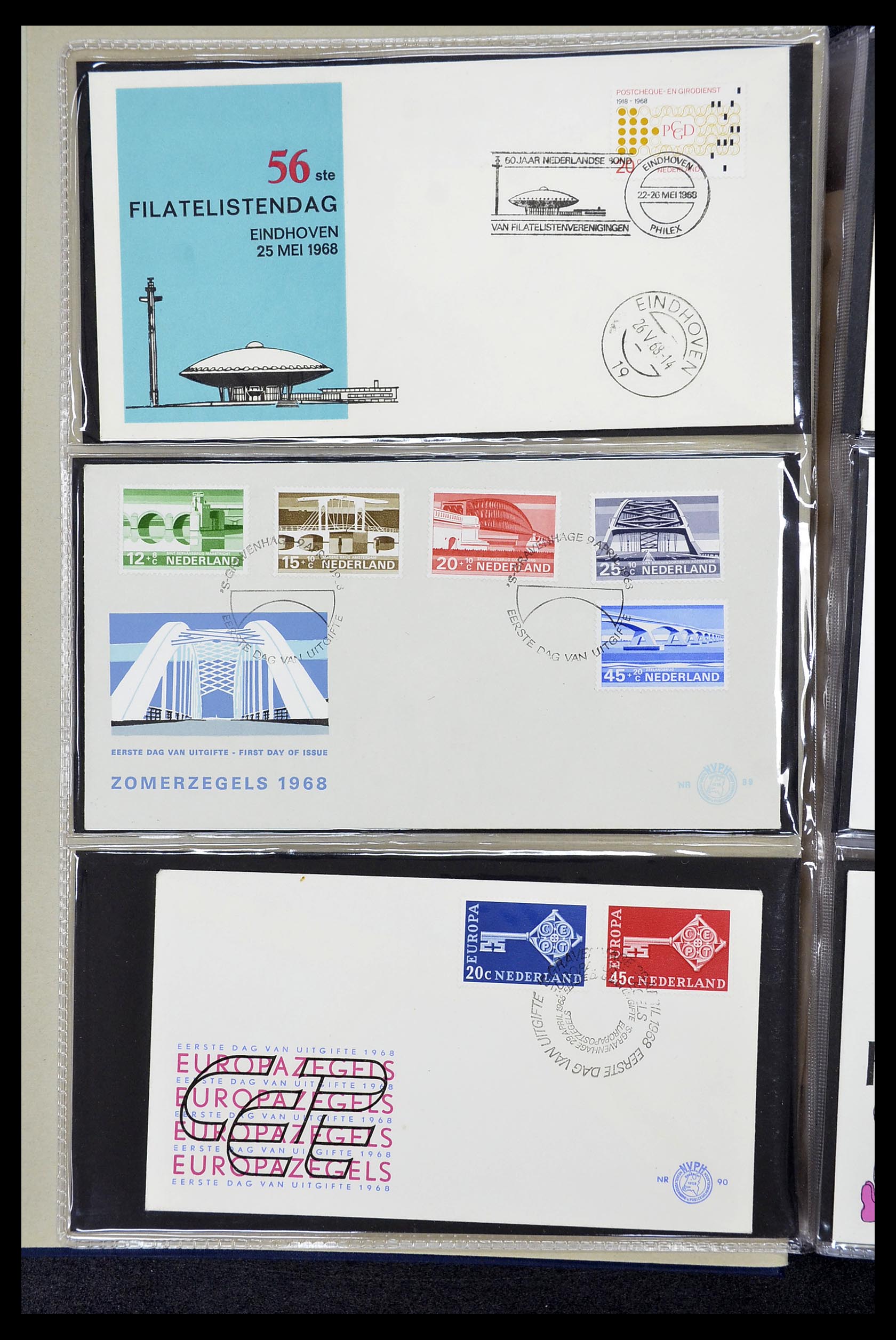 34610 049 - Stamp Collection 34610 Netherlands FDC's 1950-1977.
