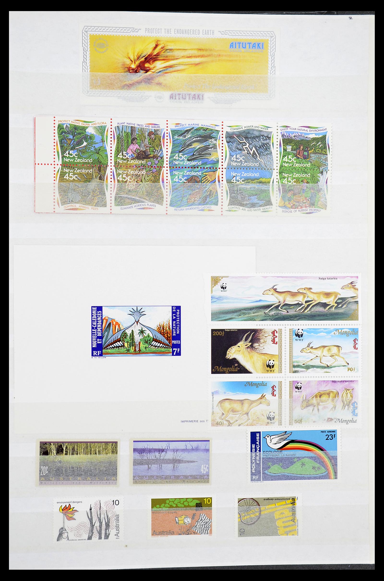 34611 001 - Postzegelverzameling 34611 Motief dieren 1960-2000.
