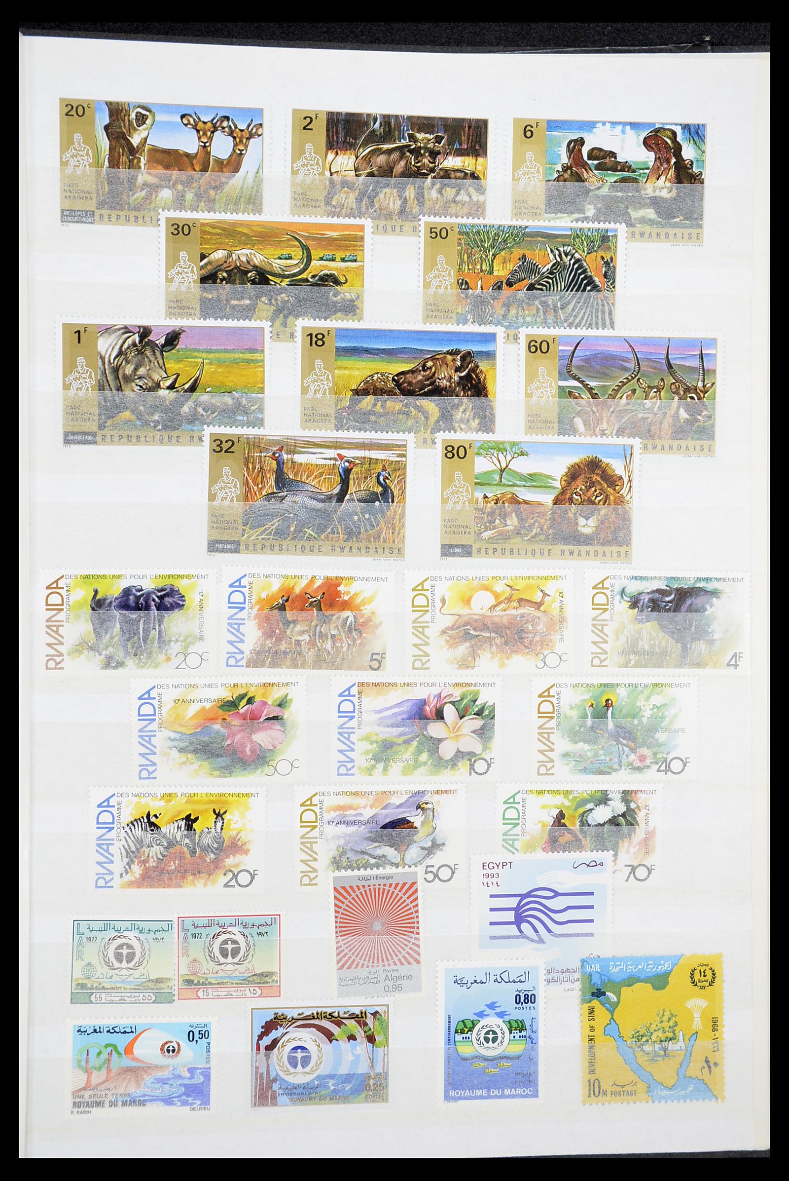 34611 003 - Postzegelverzameling 34611 Motief dieren 1960-2000.