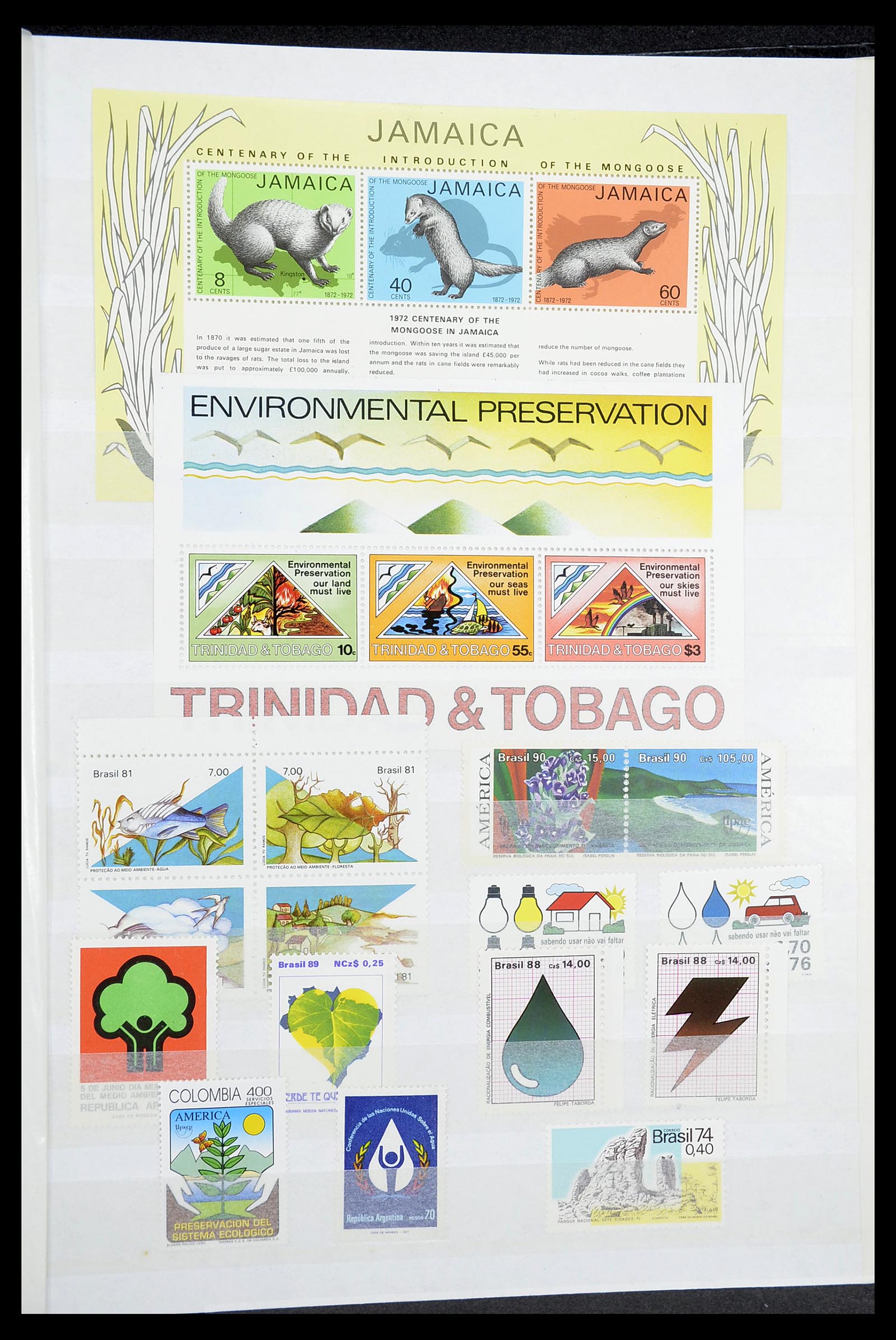 34611 013 - Postzegelverzameling 34611 Motief dieren 1960-2000.
