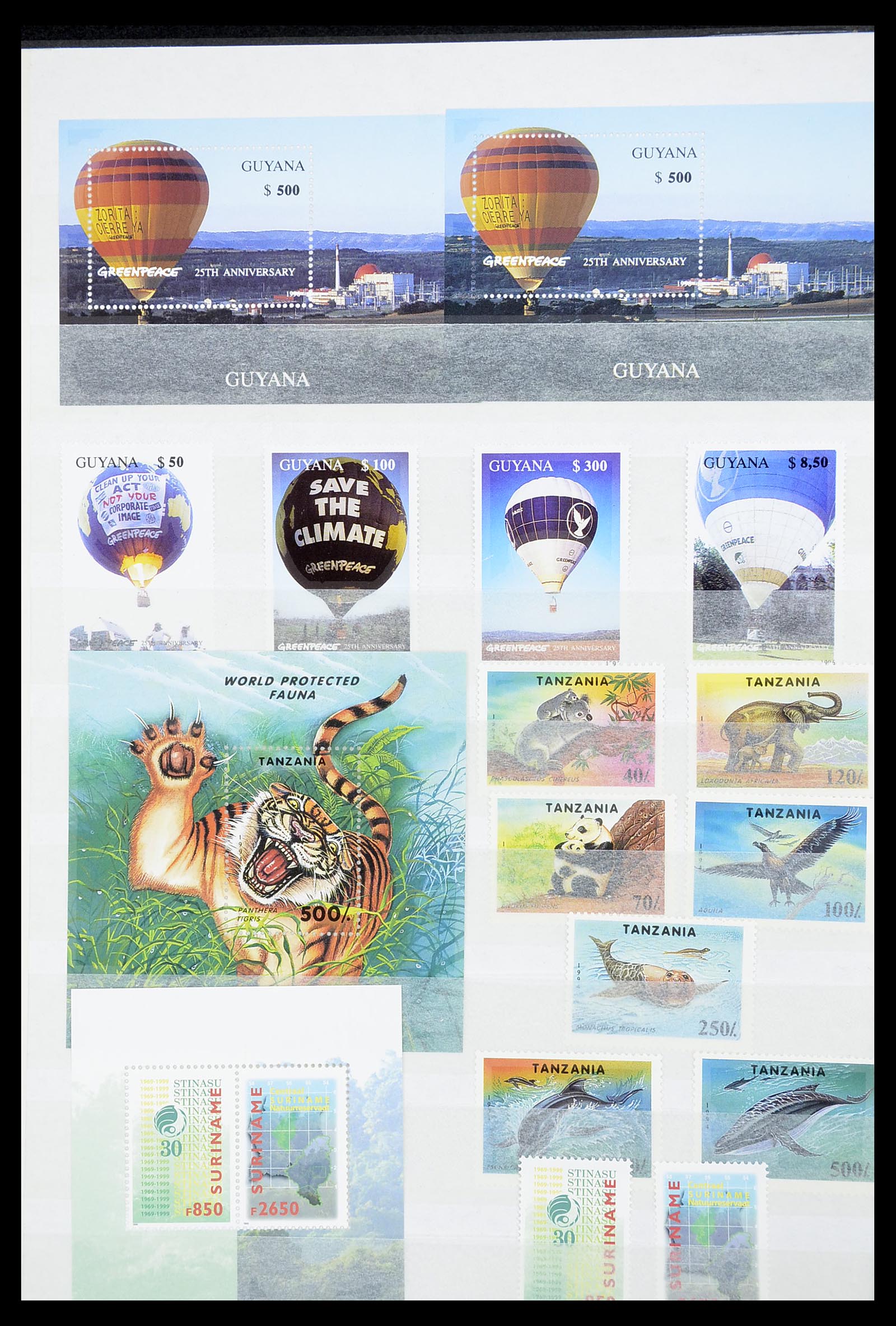 34611 016 - Postzegelverzameling 34611 Motief dieren 1960-2000.