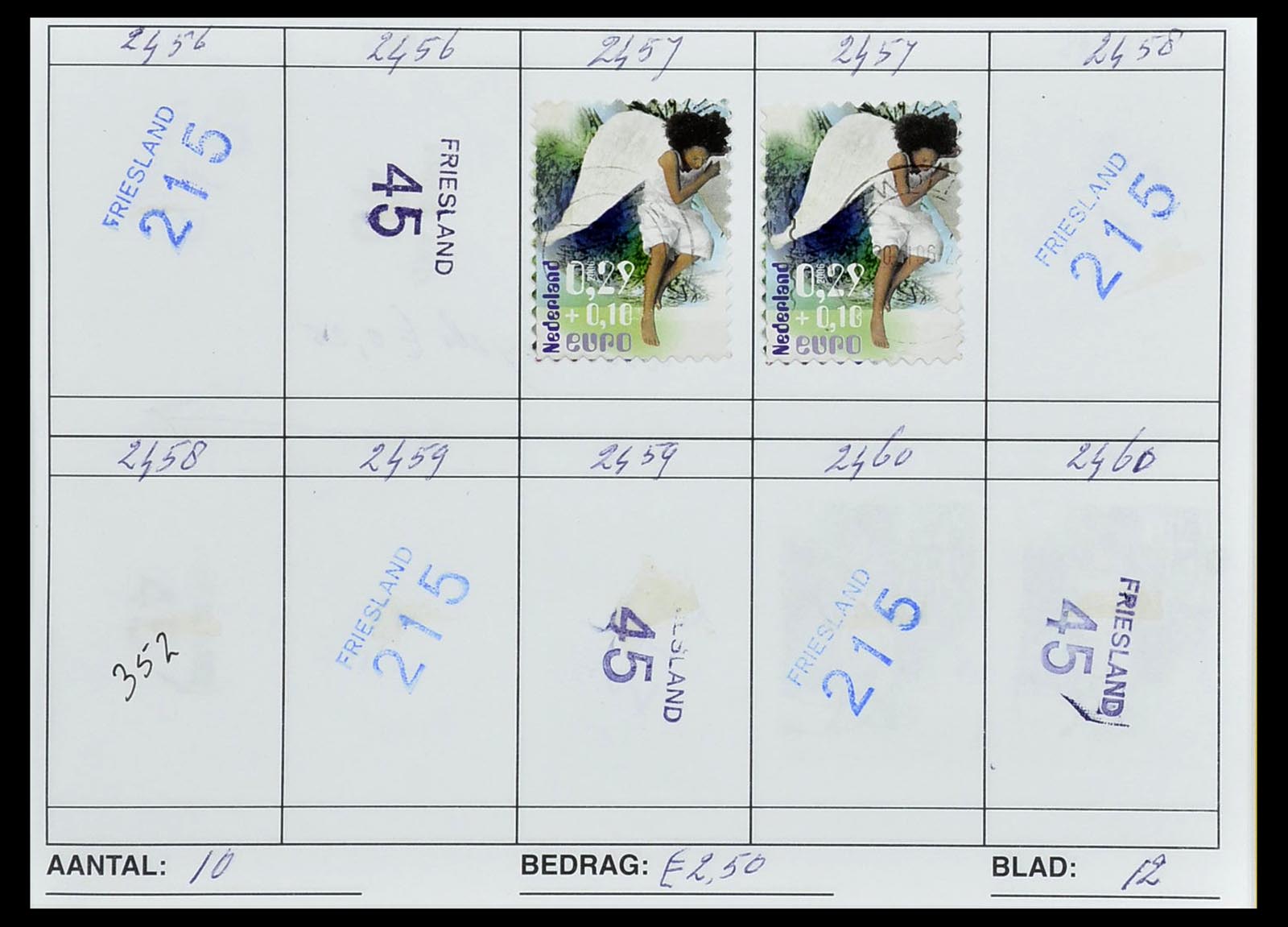 34612 0033 - Stamp Collection 34612 Wereld rondzendboekjes.