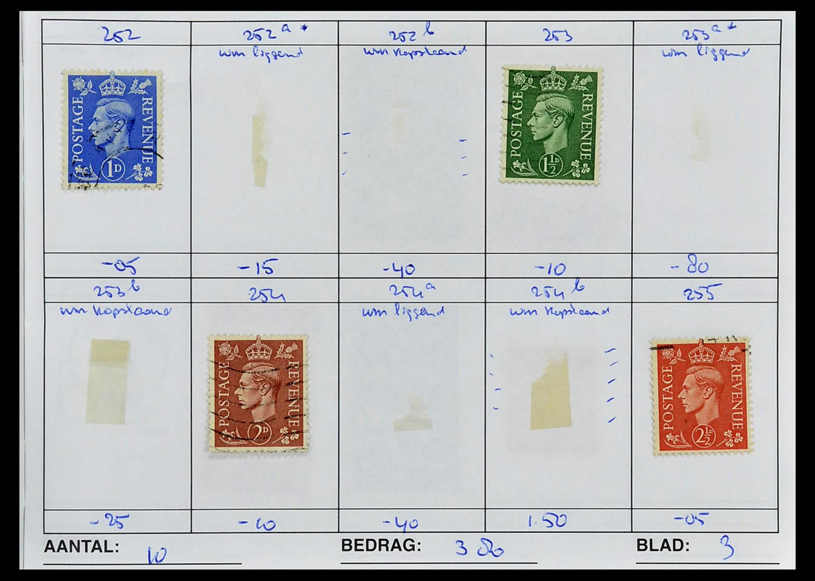 34612 0046 - Stamp Collection 34612 Wereld rondzendboekjes.