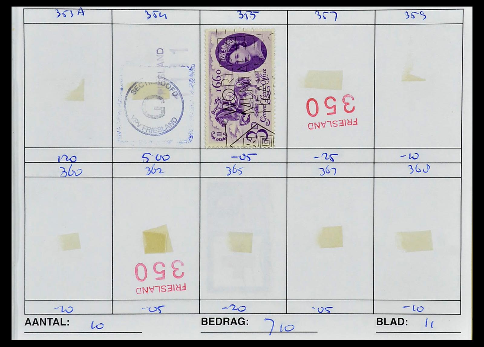 34612 0049 - Stamp Collection 34612 Wereld rondzendboekjes.