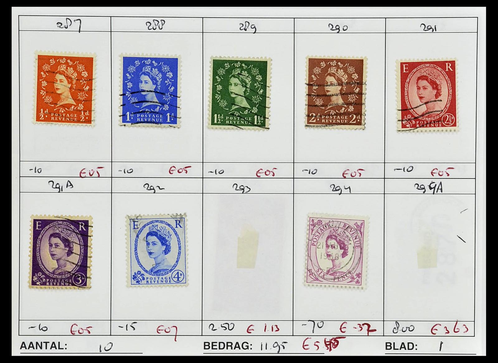 34612 0069 - Stamp Collection 34612 Wereld rondzendboekjes.
