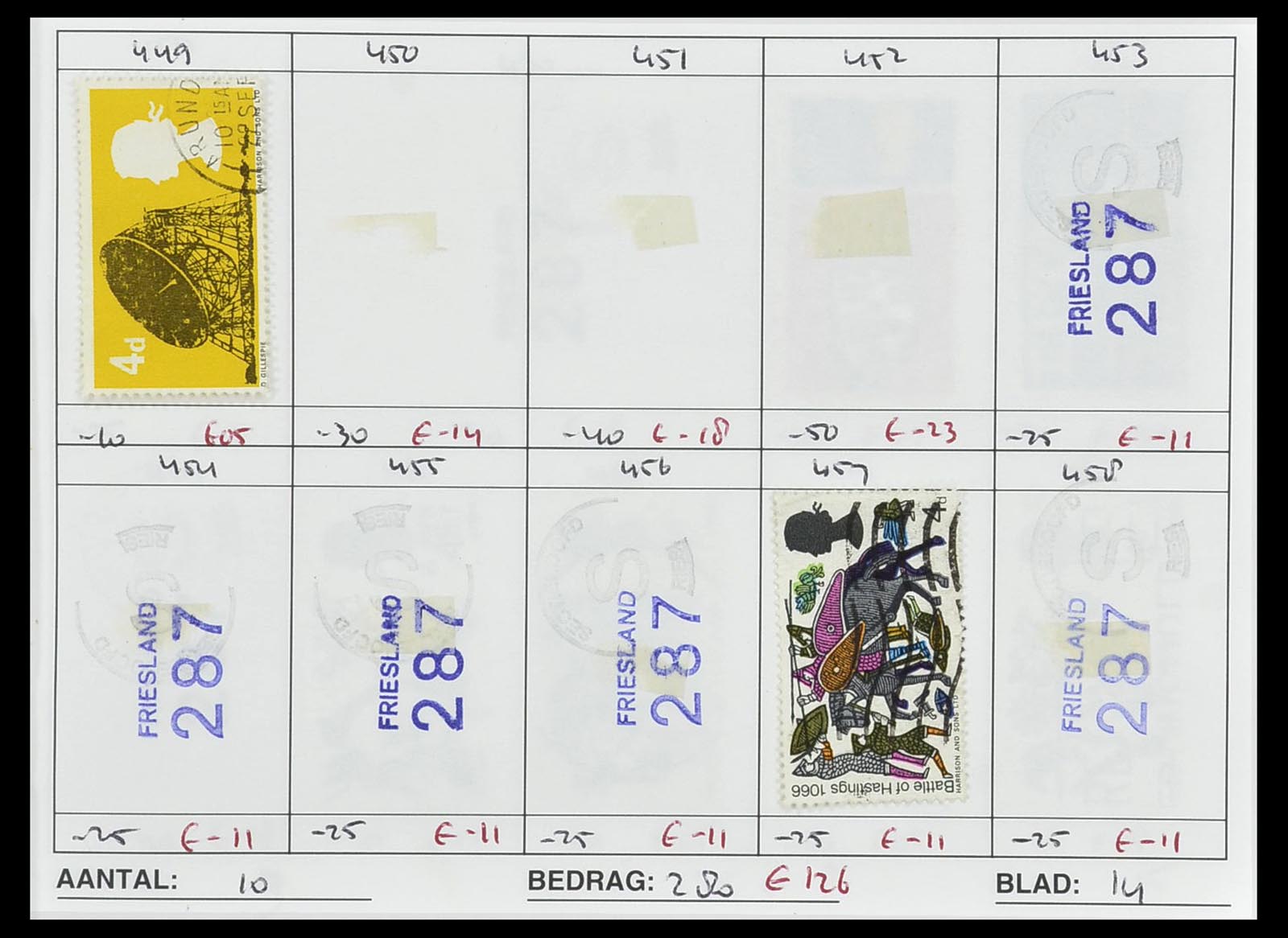 34612 0082 - Postzegelverzameling 34612 Wereld rondzendboekjes.