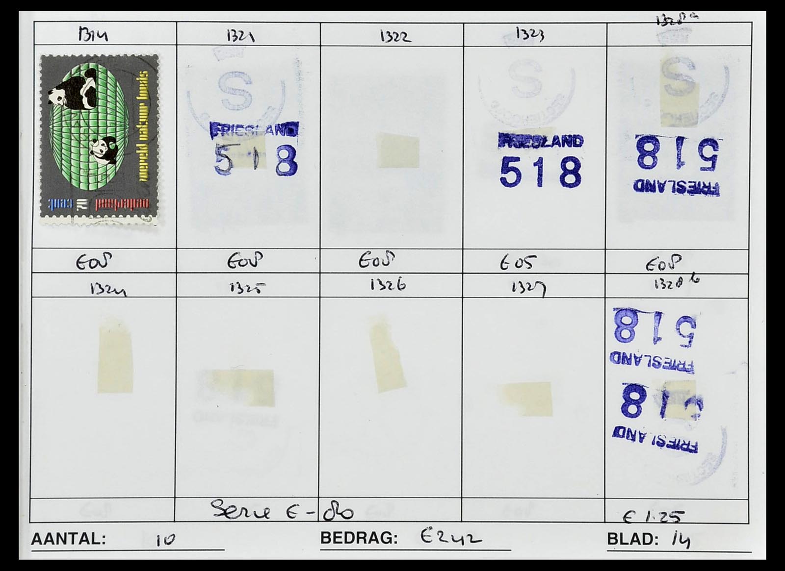 34612 0981 - Stamp Collection 34612 Wereld rondzendboekjes.