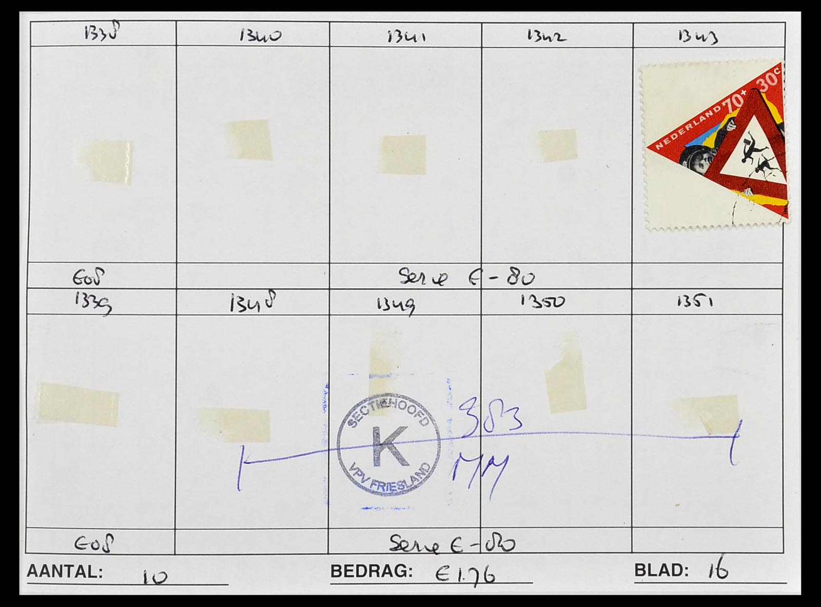 34612 0983 - Stamp Collection 34612 Wereld rondzendboekjes.