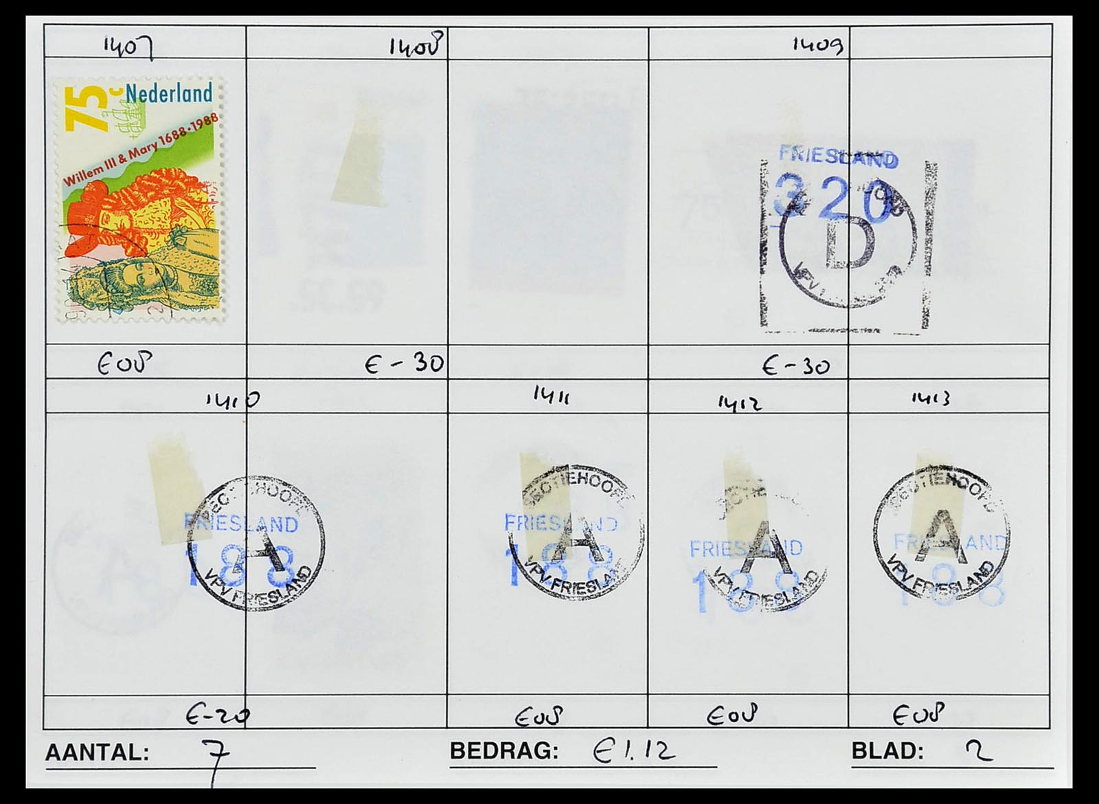 34612 1006 - Stamp Collection 34612 Wereld rondzendboekjes.