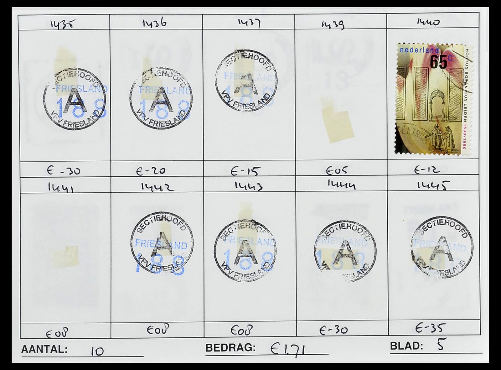 34612 1009 - Stamp Collection 34612 Wereld rondzendboekjes.