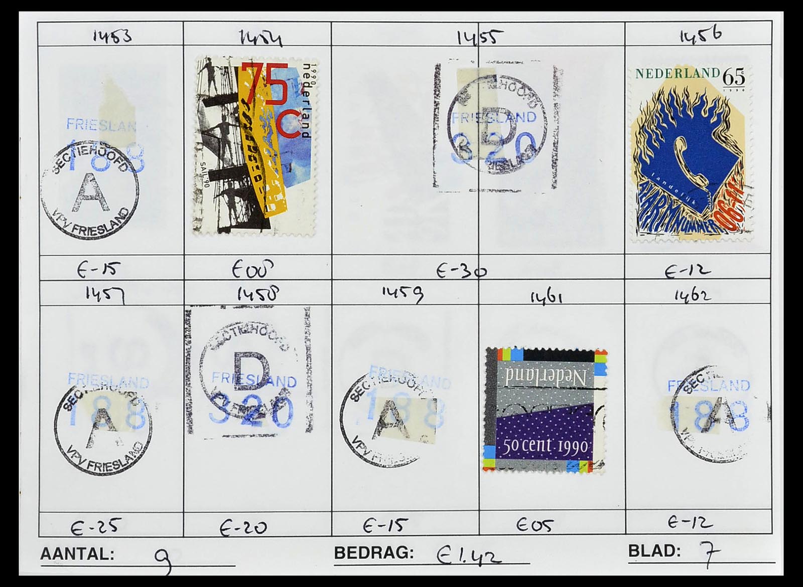 34612 1011 - Stamp Collection 34612 Wereld rondzendboekjes.