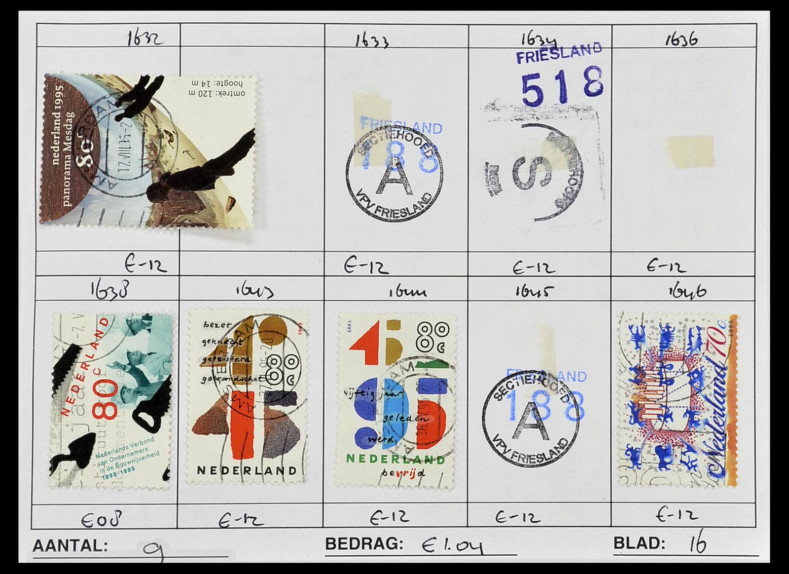 34612 1019 - Stamp Collection 34612 Wereld rondzendboekjes.