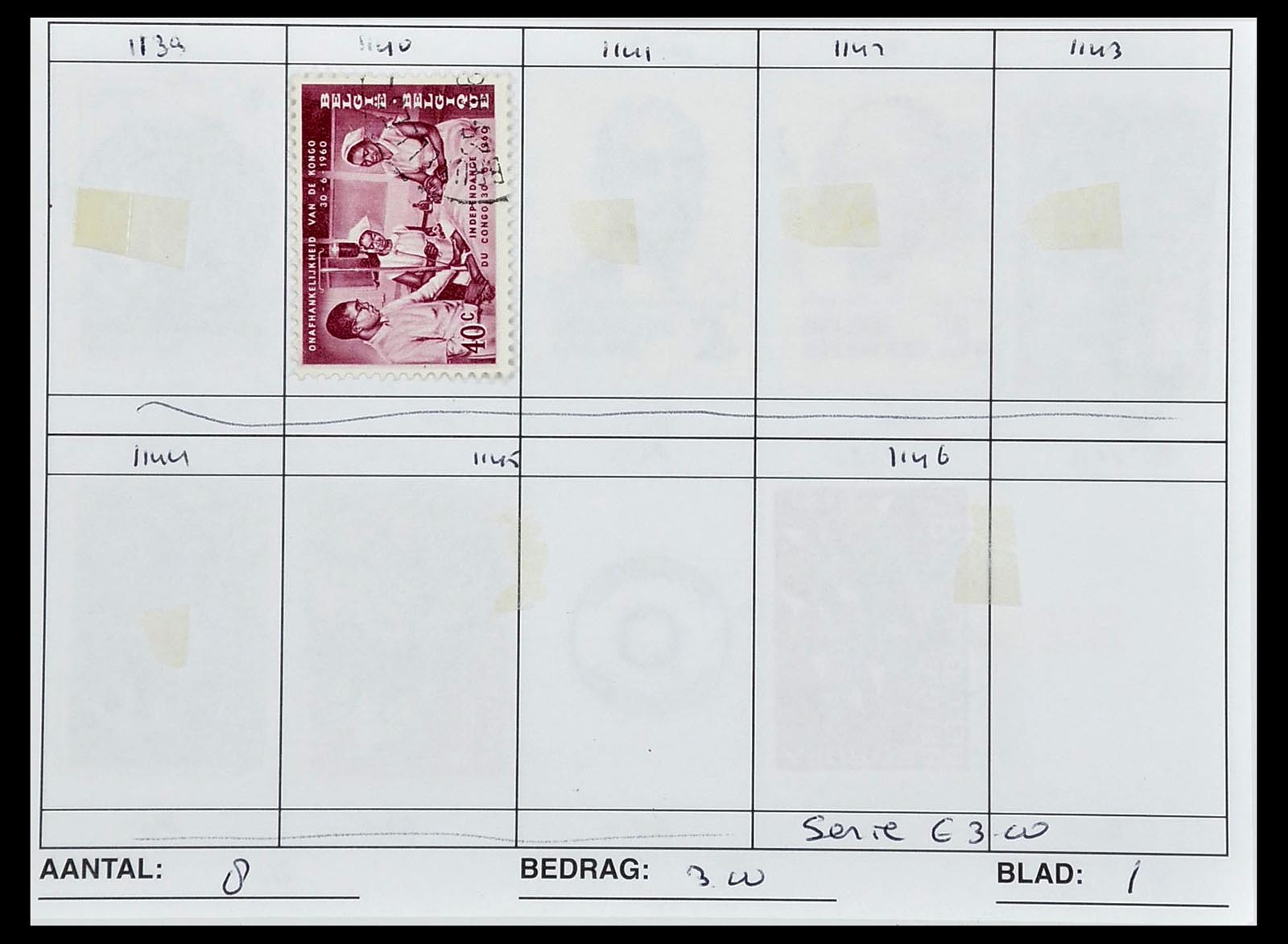 34612 1020 - Stamp Collection 34612 Wereld rondzendboekjes.